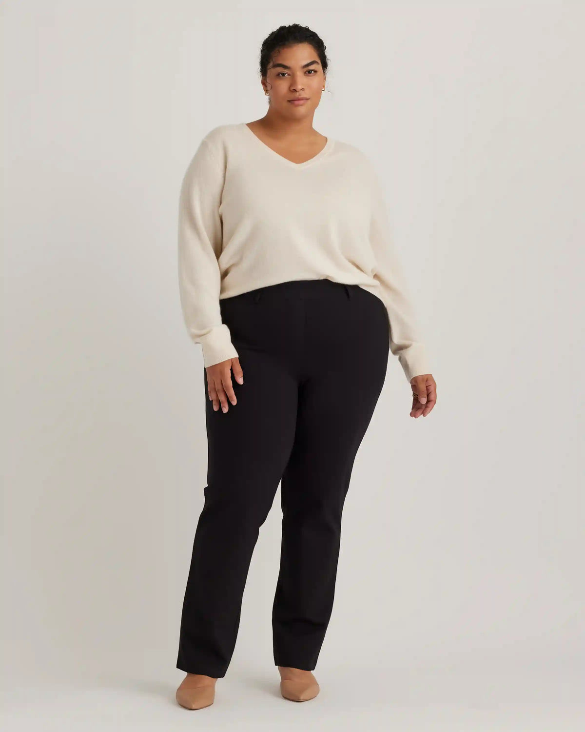 Ultra-Stretch Ponte Straight Leg Pants