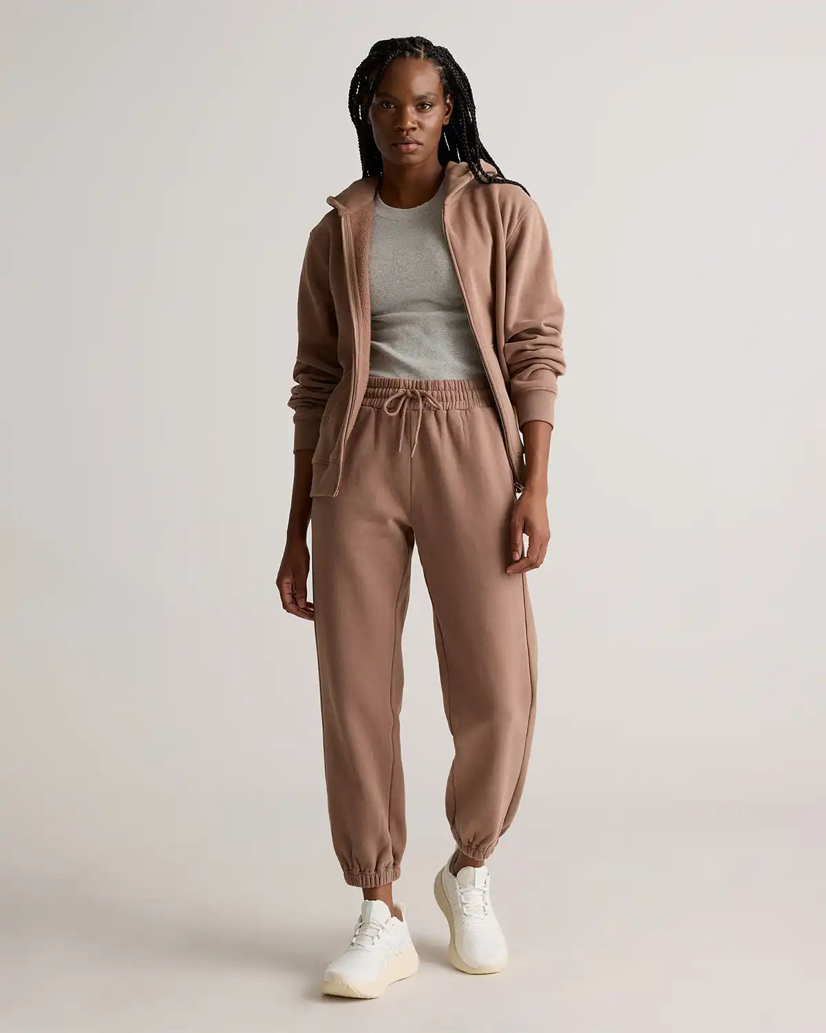 Organic Heavyweight Fleece Boyfriend Sweatpants