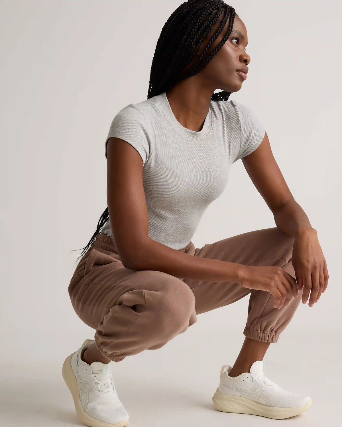 Organic Heavyweight Fleece Boyfriend Sweatpants
