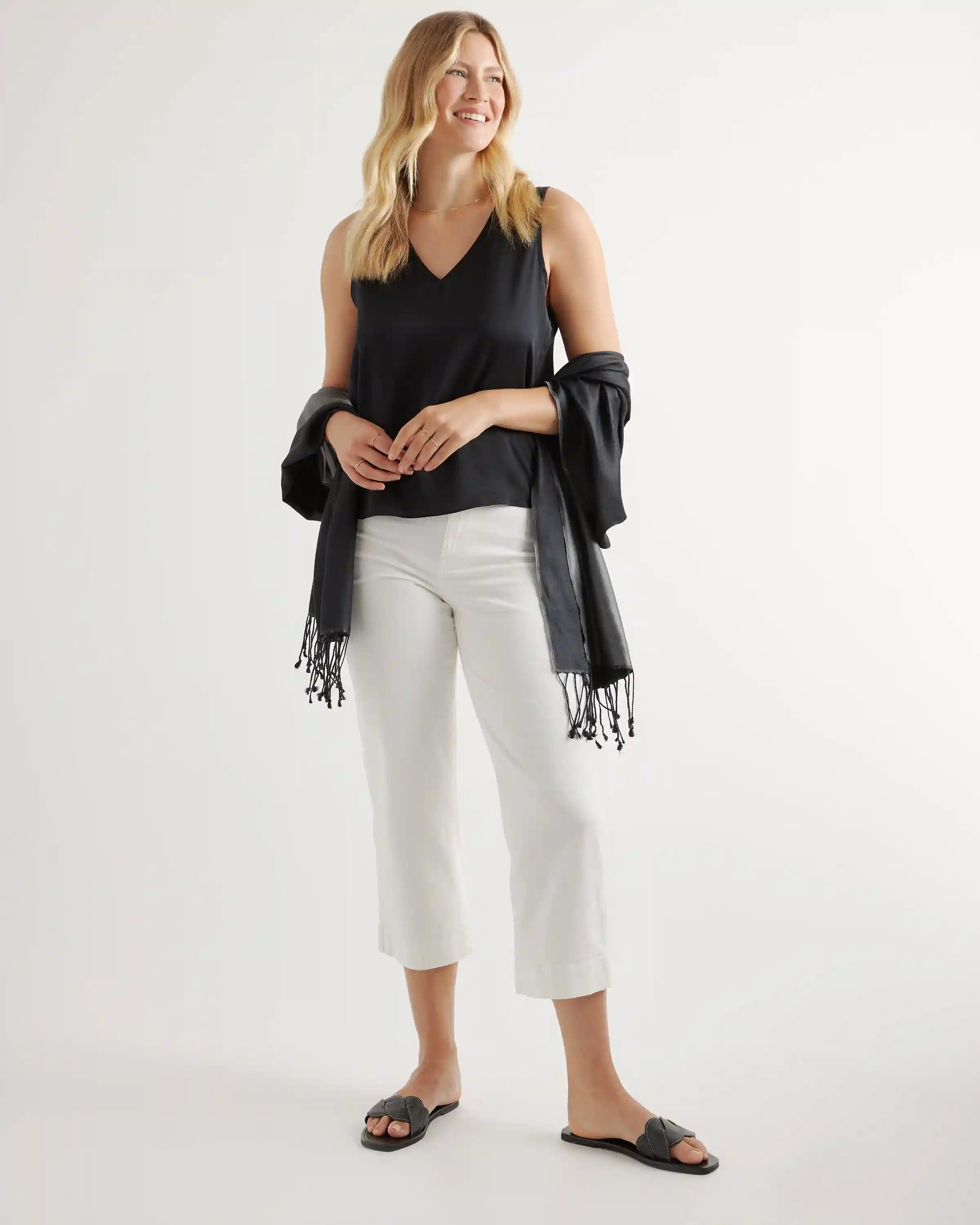 100% Silk Reversible Scarf