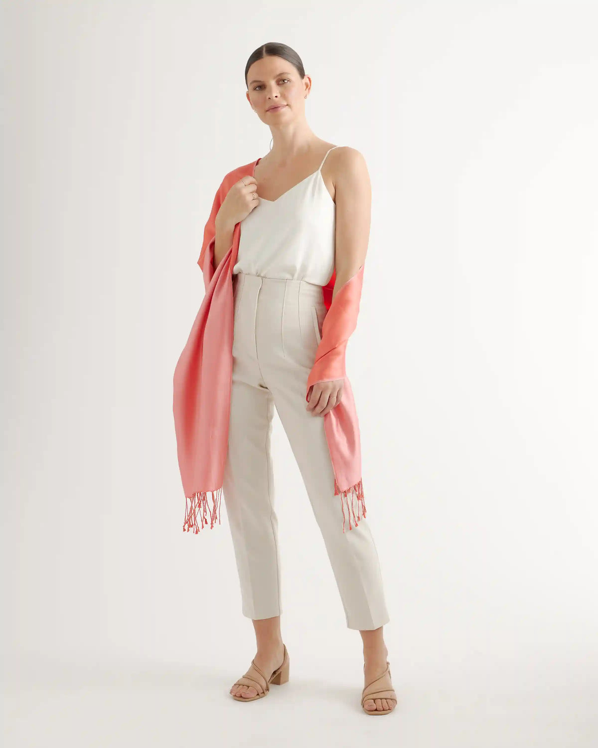 100% Silk Reversible Scarf