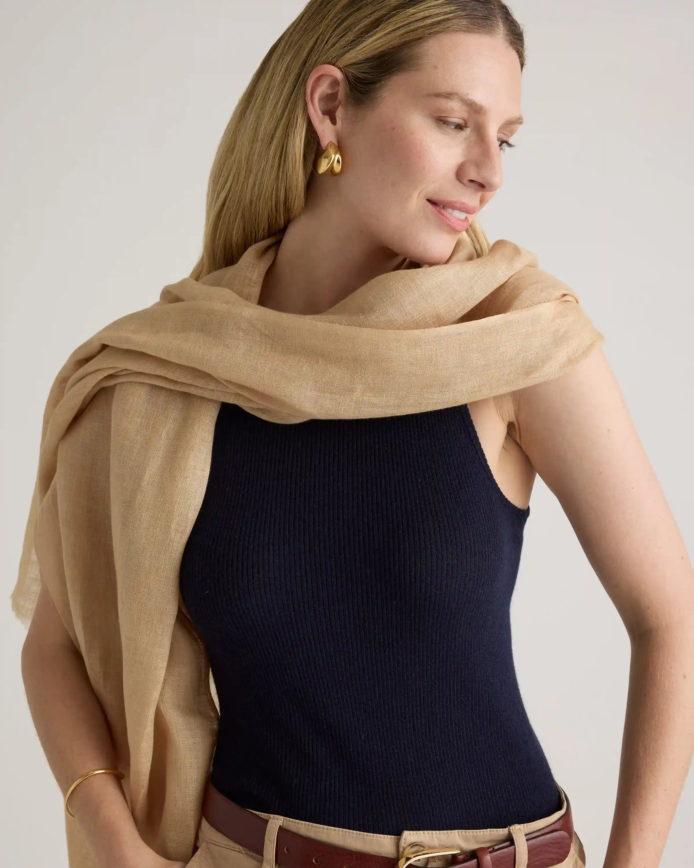 100% European Linen Scarf