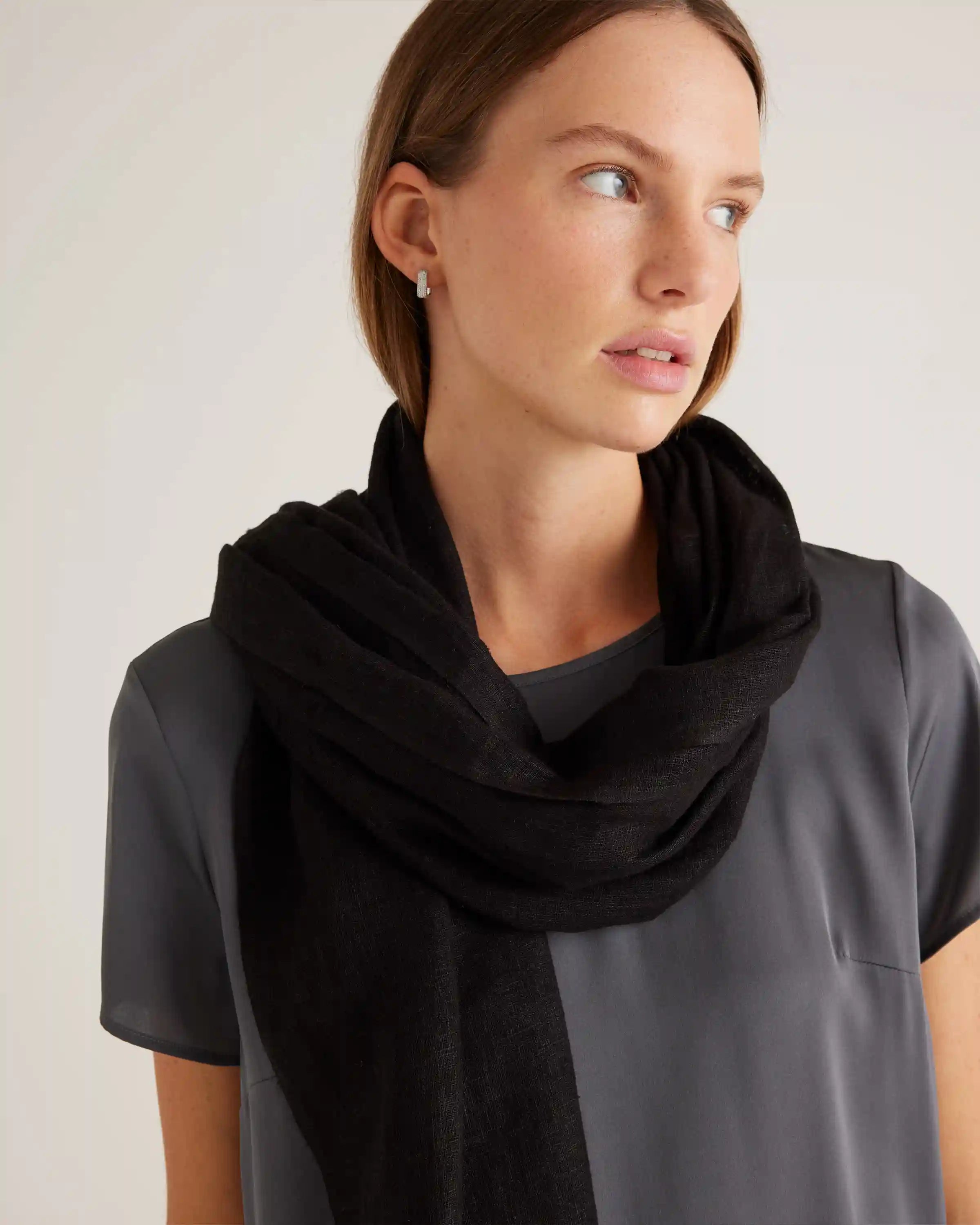 100% European Linen Scarf