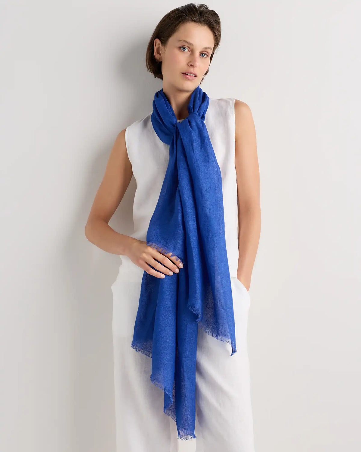 100% European Linen Scarf