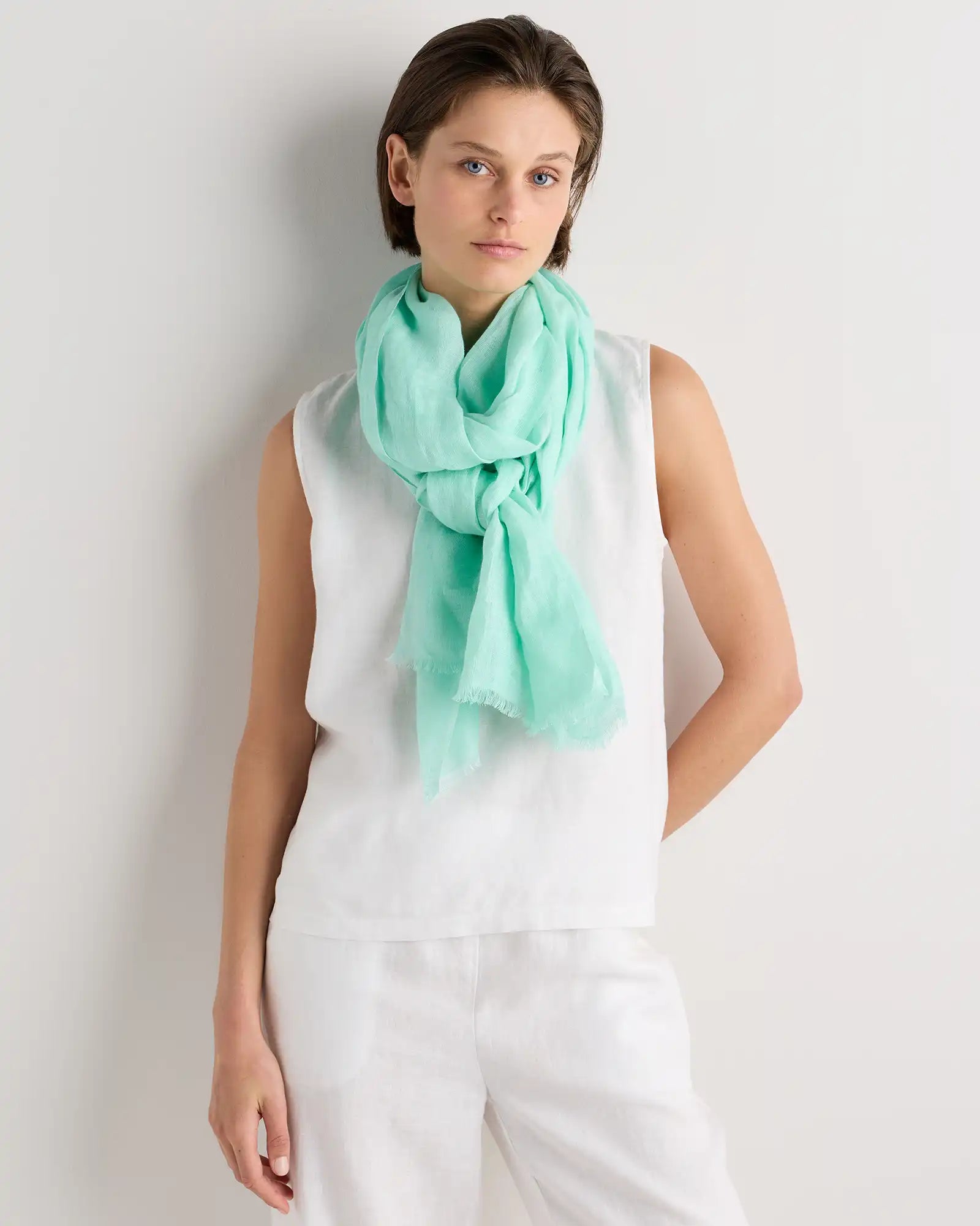 100% European Linen Scarf