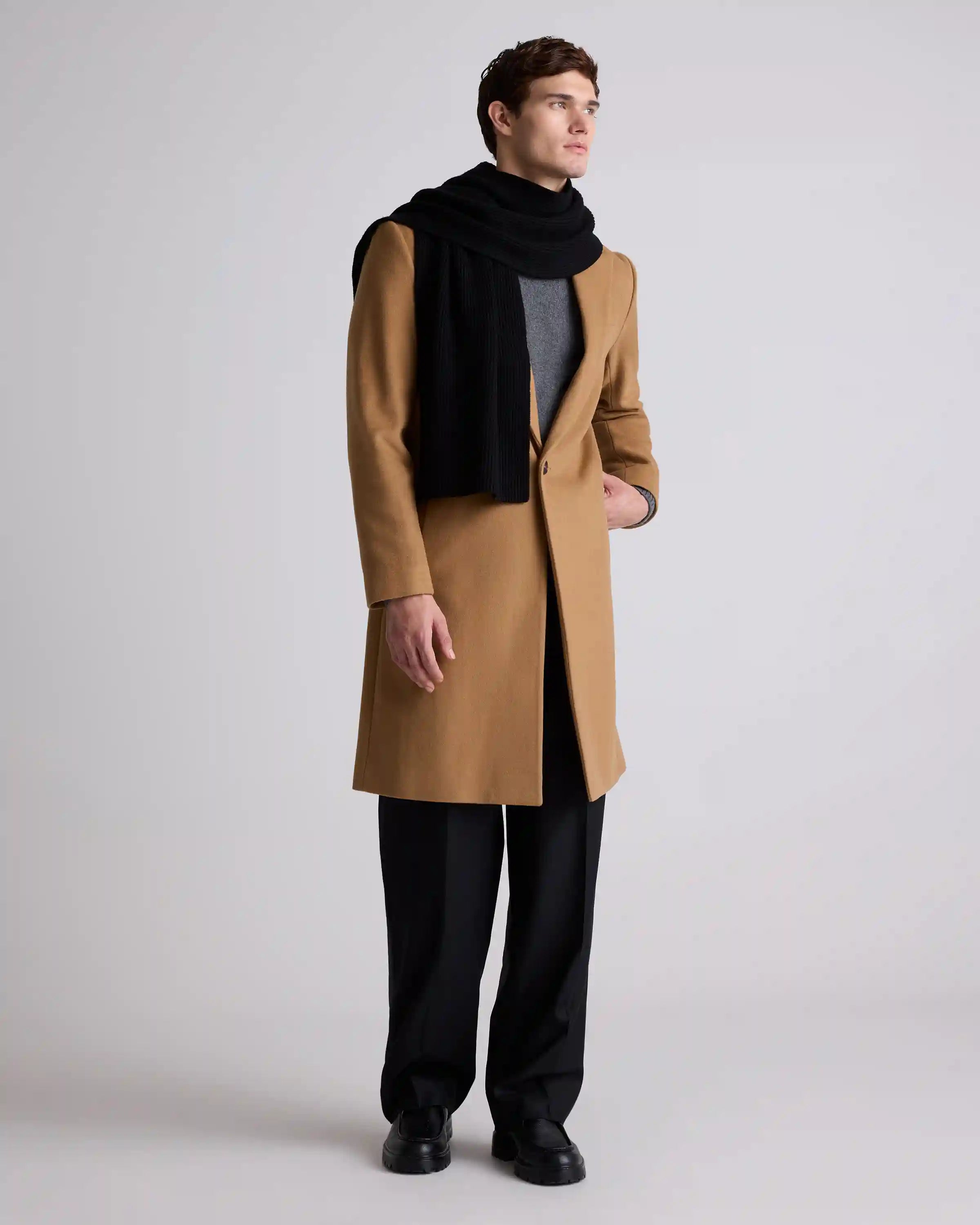 Merino Wool Fisherman Scarf