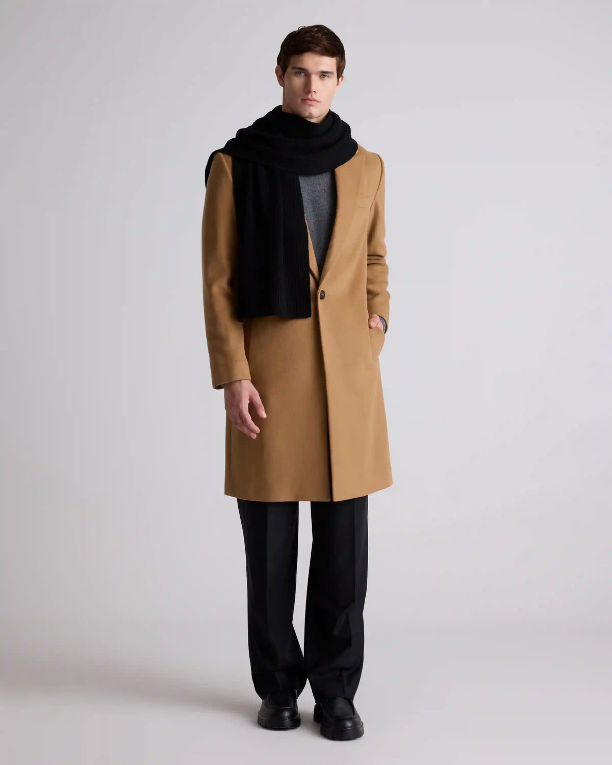 Merino Wool Fisherman Scarf