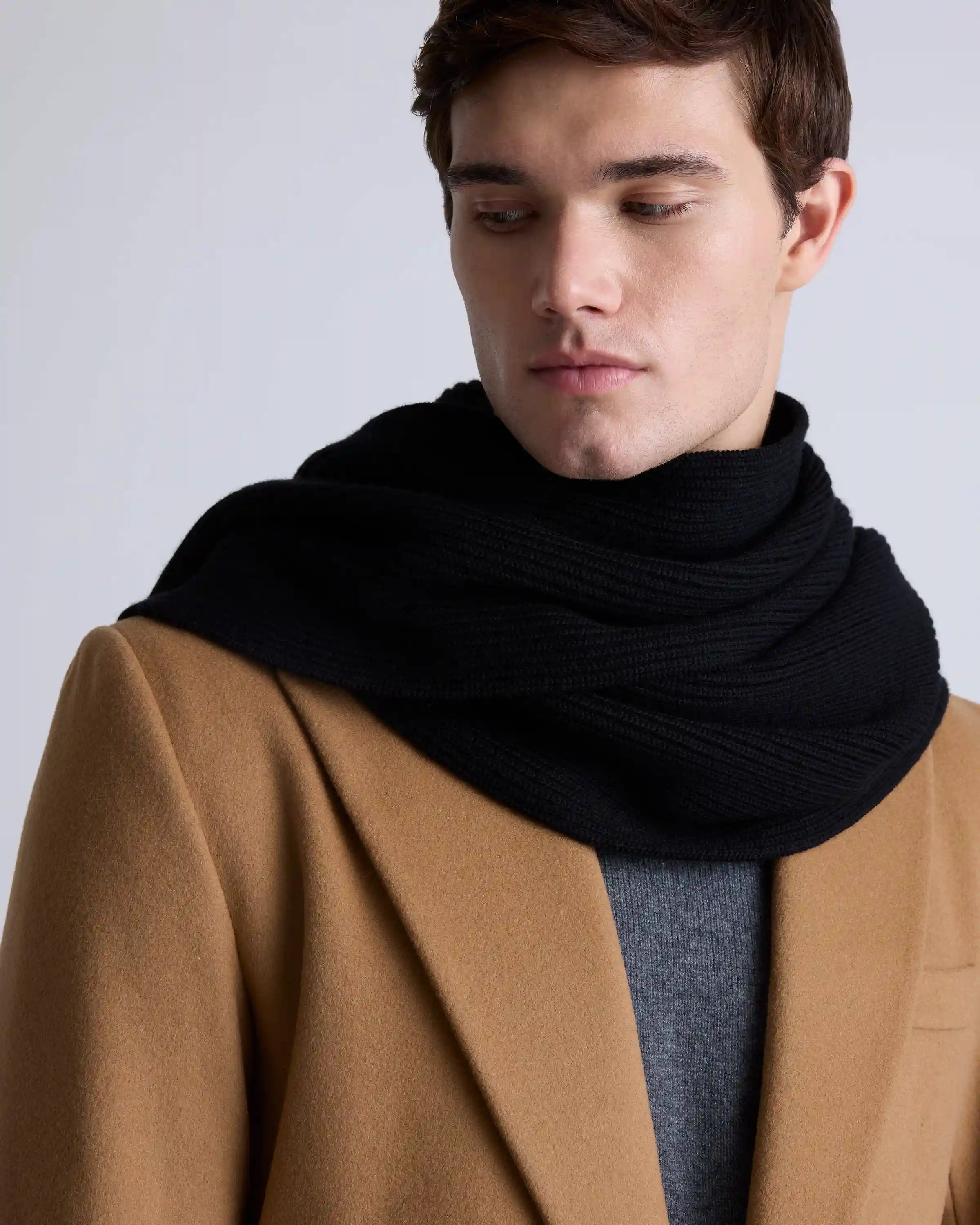 Merino Wool Fisherman Scarf