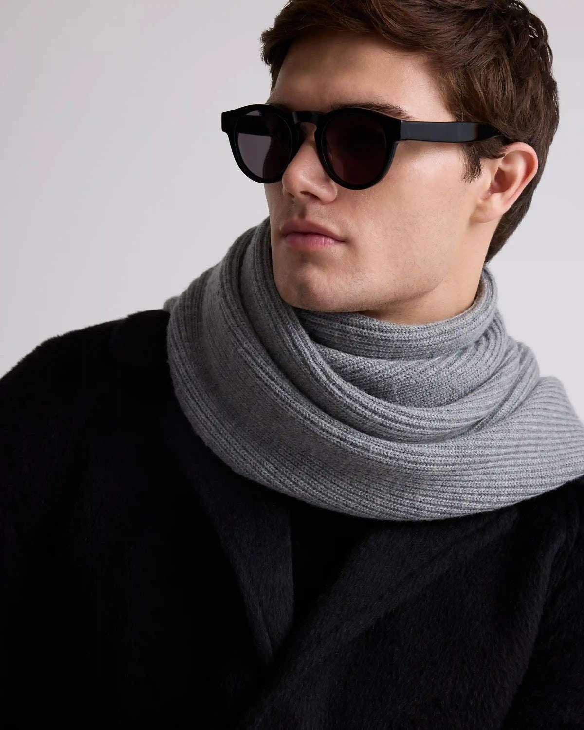 Merino Wool Fisherman Scarf