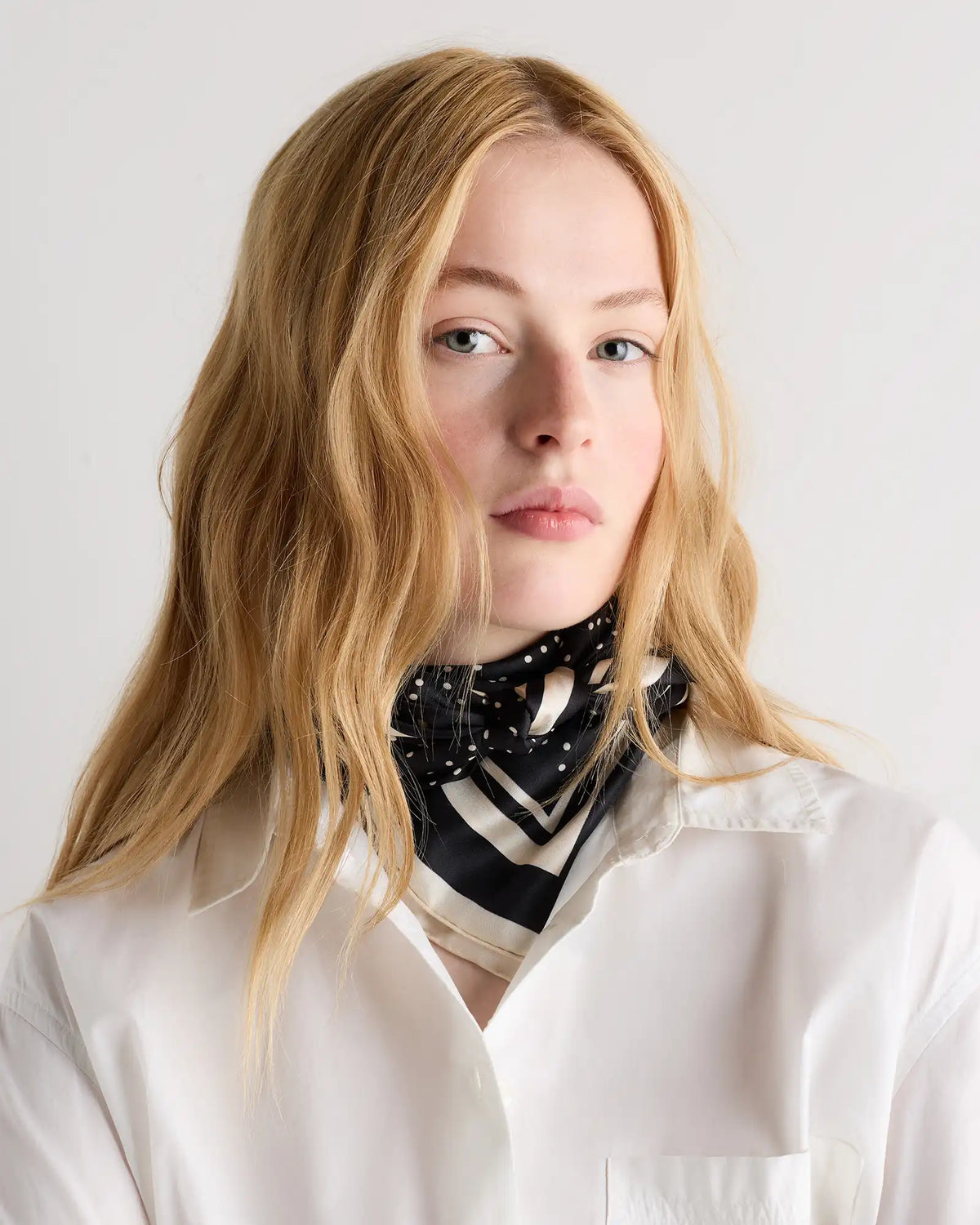 100% Silk Printed Square Scarf