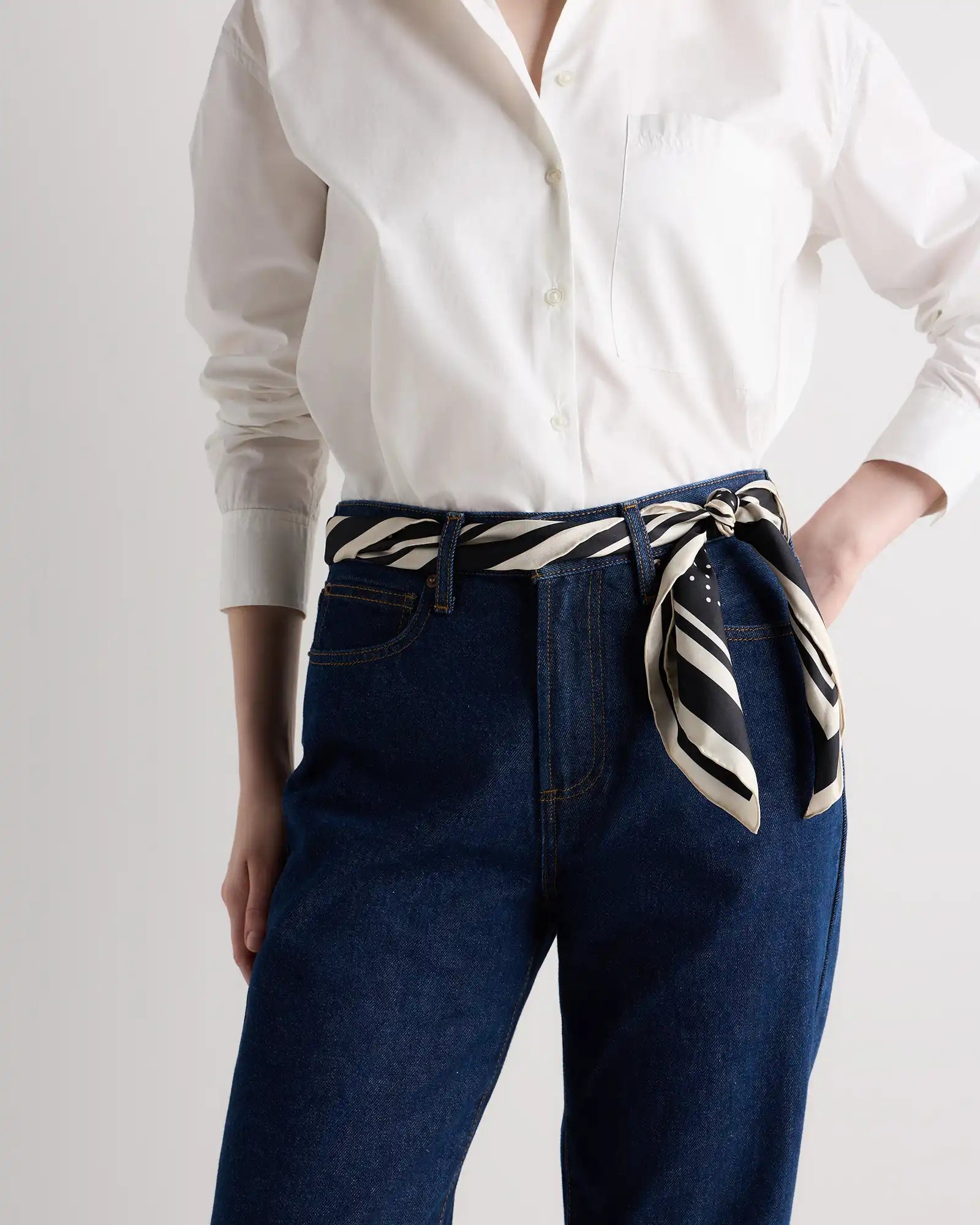 100% Silk Printed Square Scarf