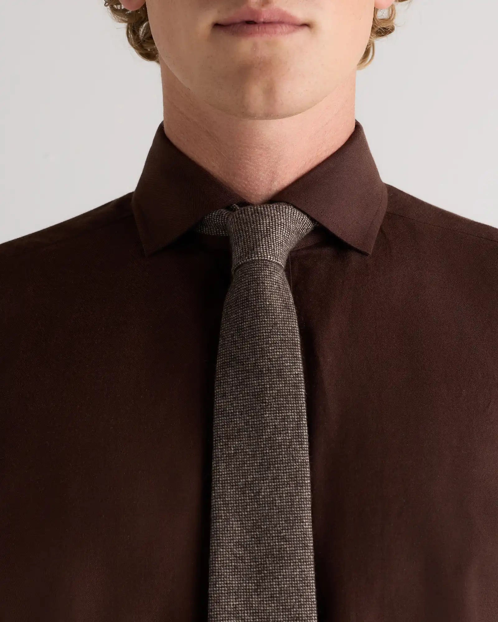 100% Cashmere 3-fold Hand-rolled Tie