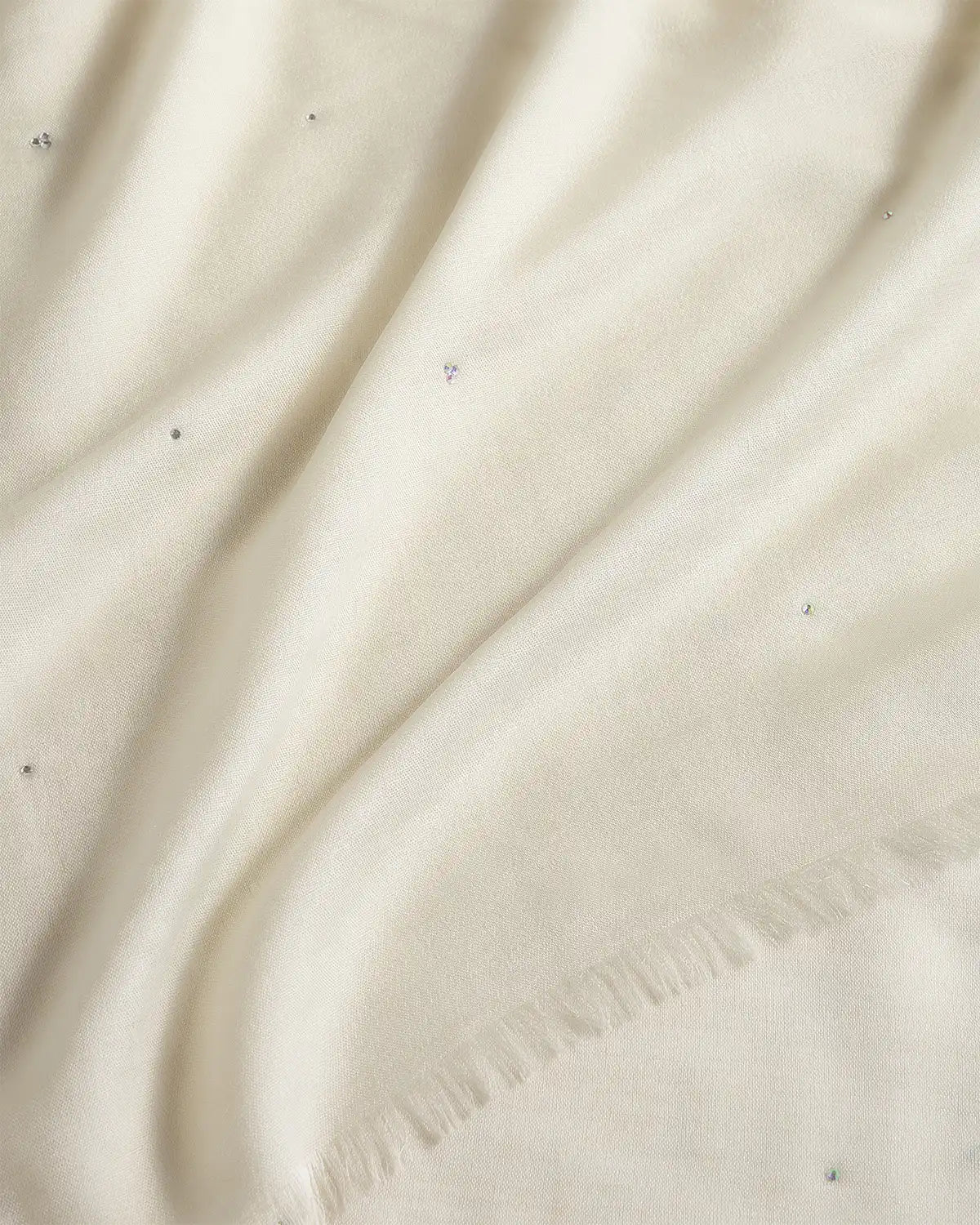 Crystal Embellished Featherweight Cashmere Silk Wrap