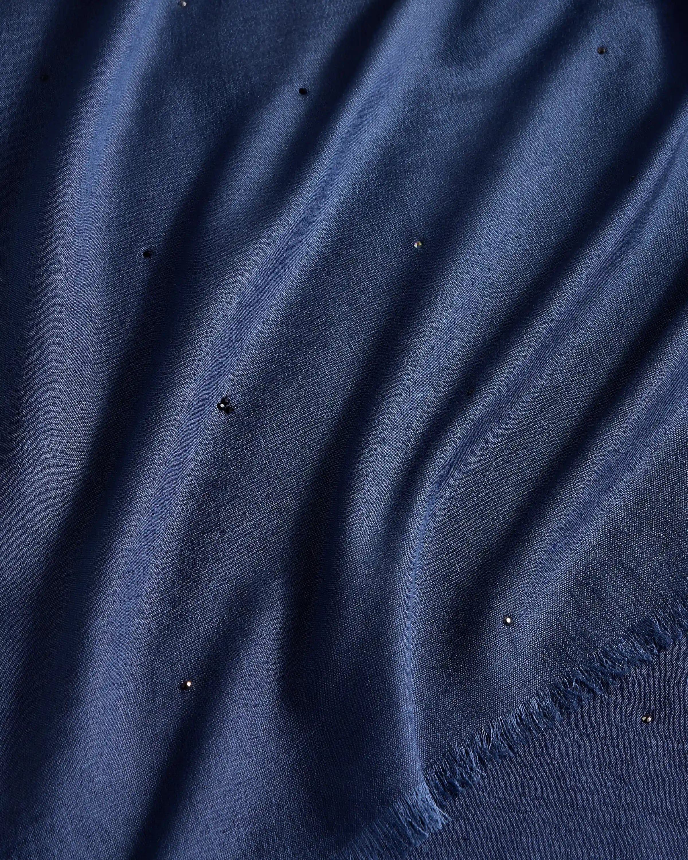 Crystal Embellished Featherweight Cashmere Silk Wrap