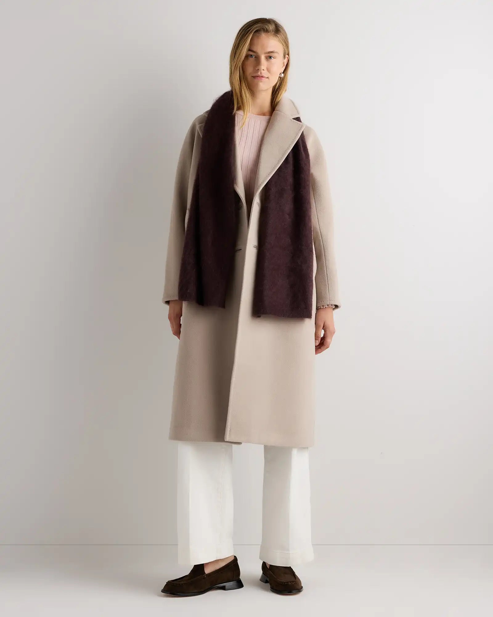 Brushed Cashmere Scarf