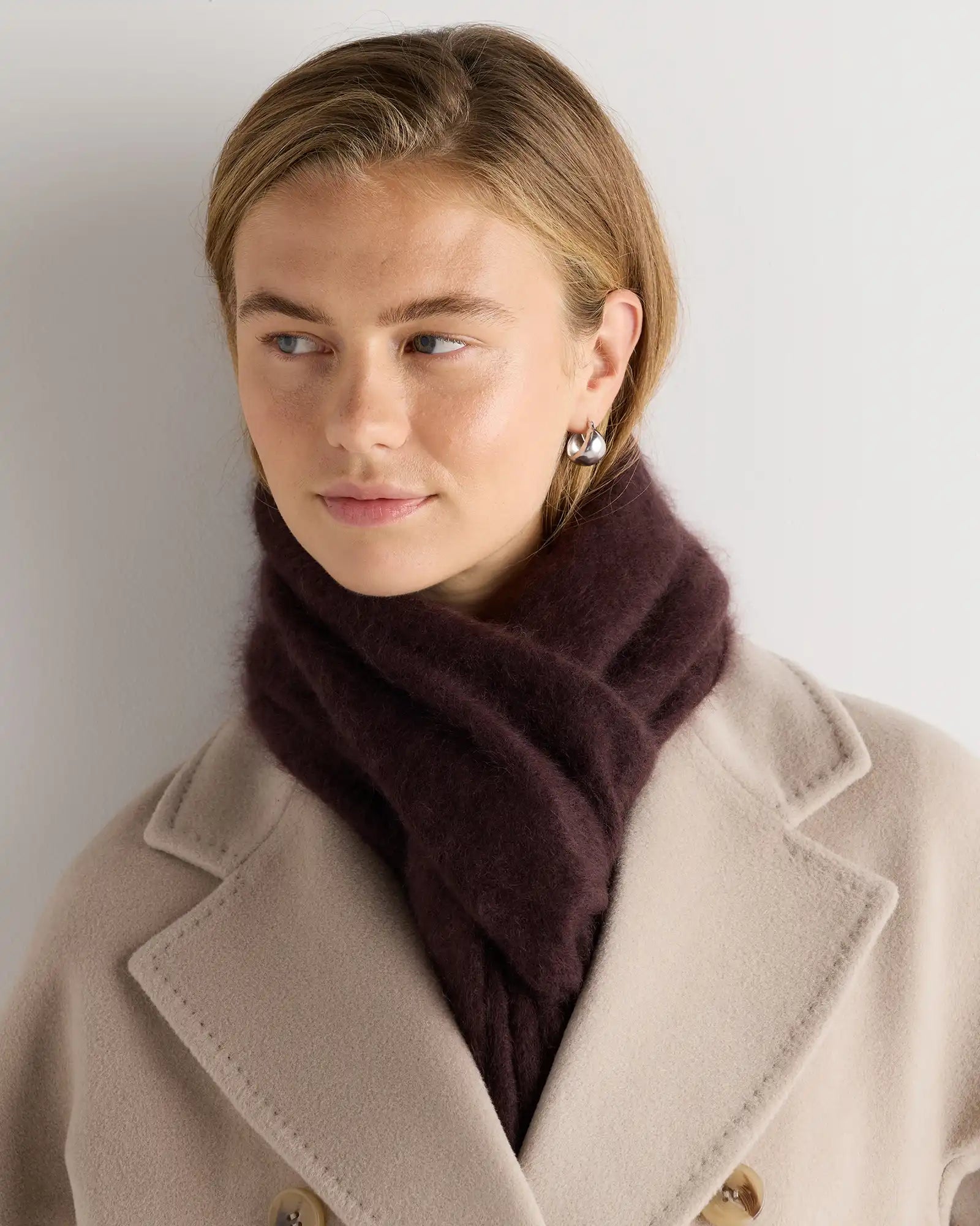 Brushed Cashmere Scarf