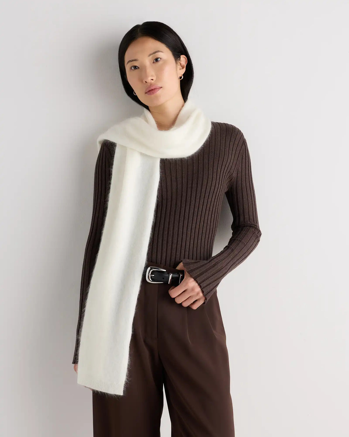 Brushed Cashmere Scarf