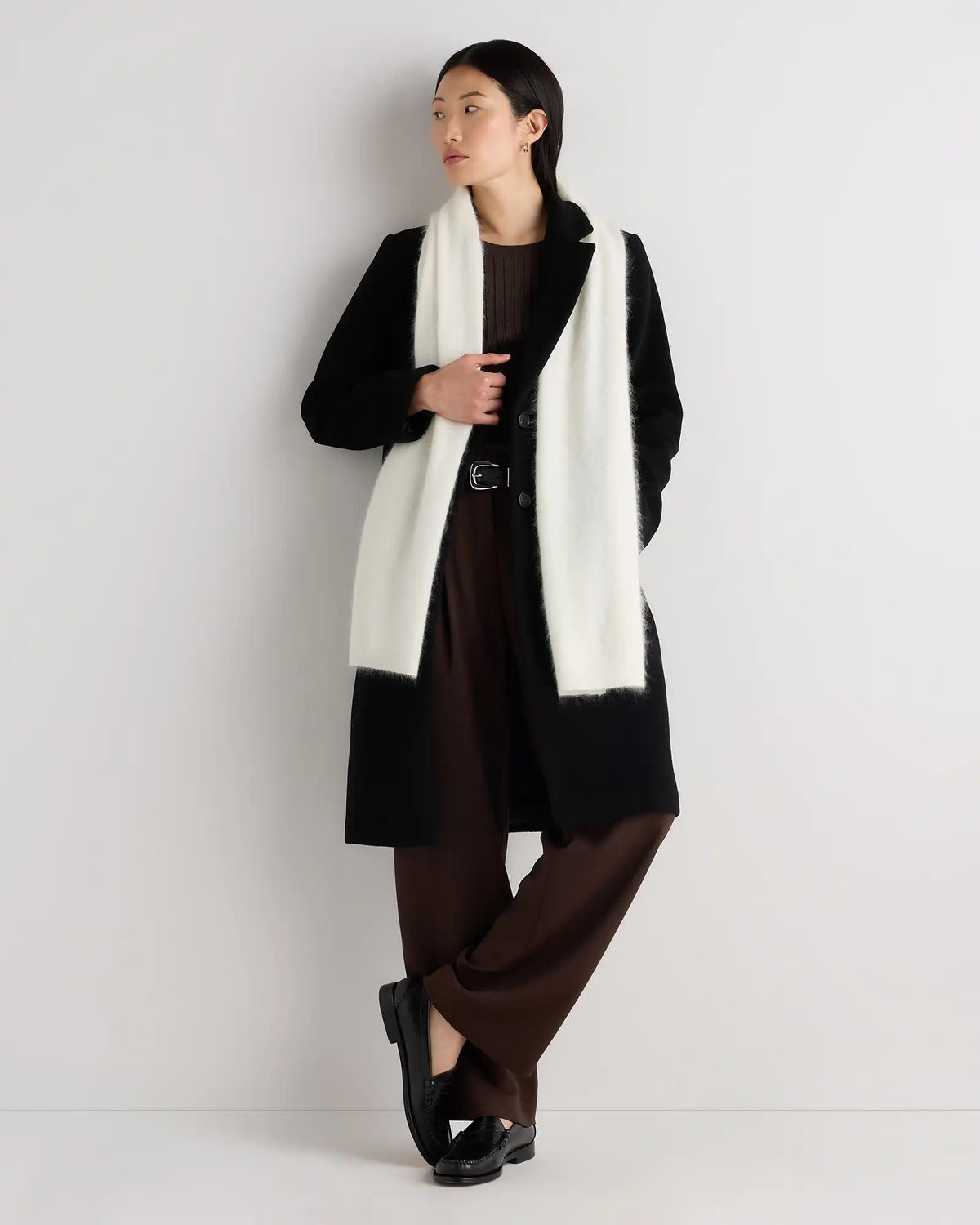 Brushed Cashmere Scarf