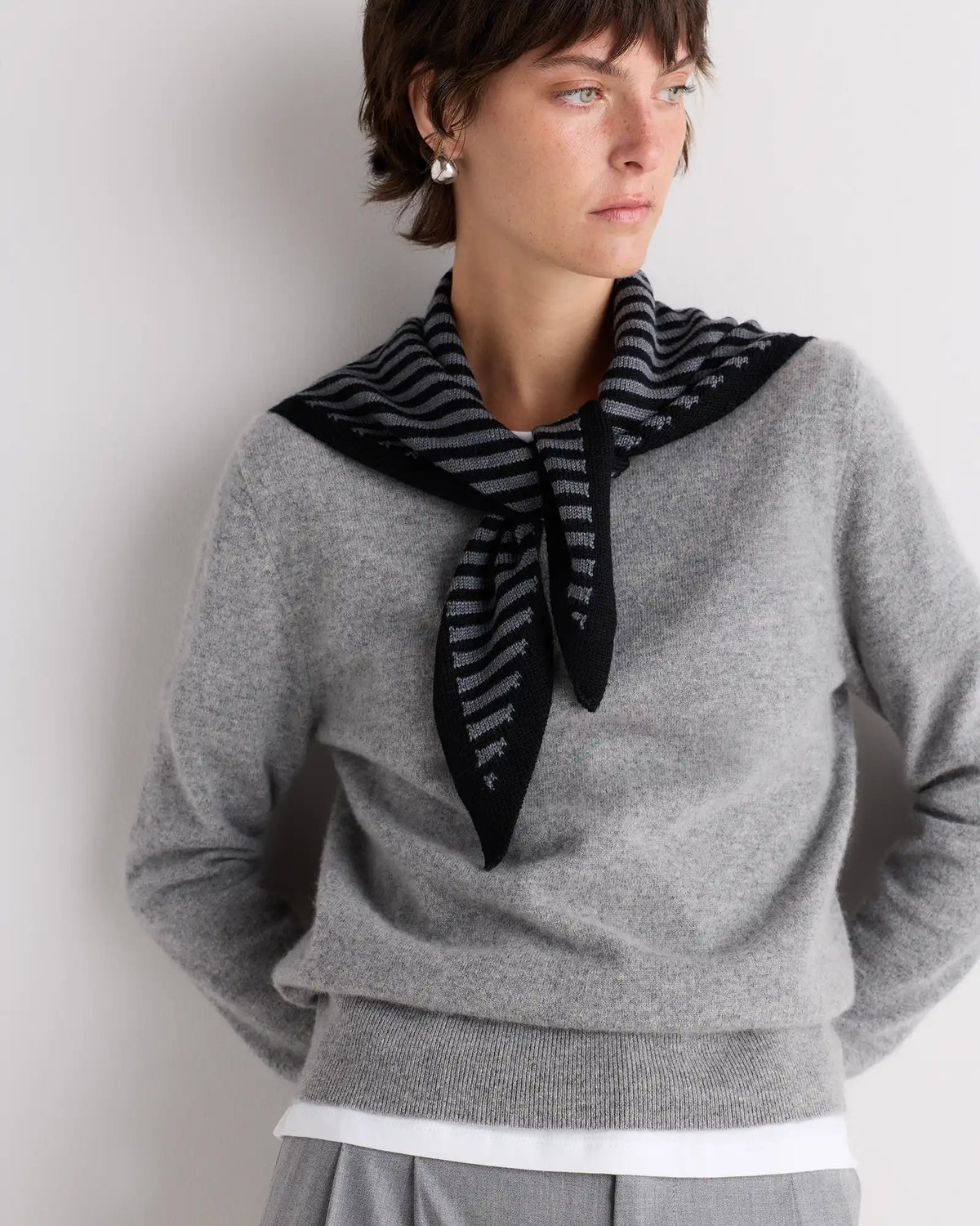 100% Merino Wool Triangle Scarf