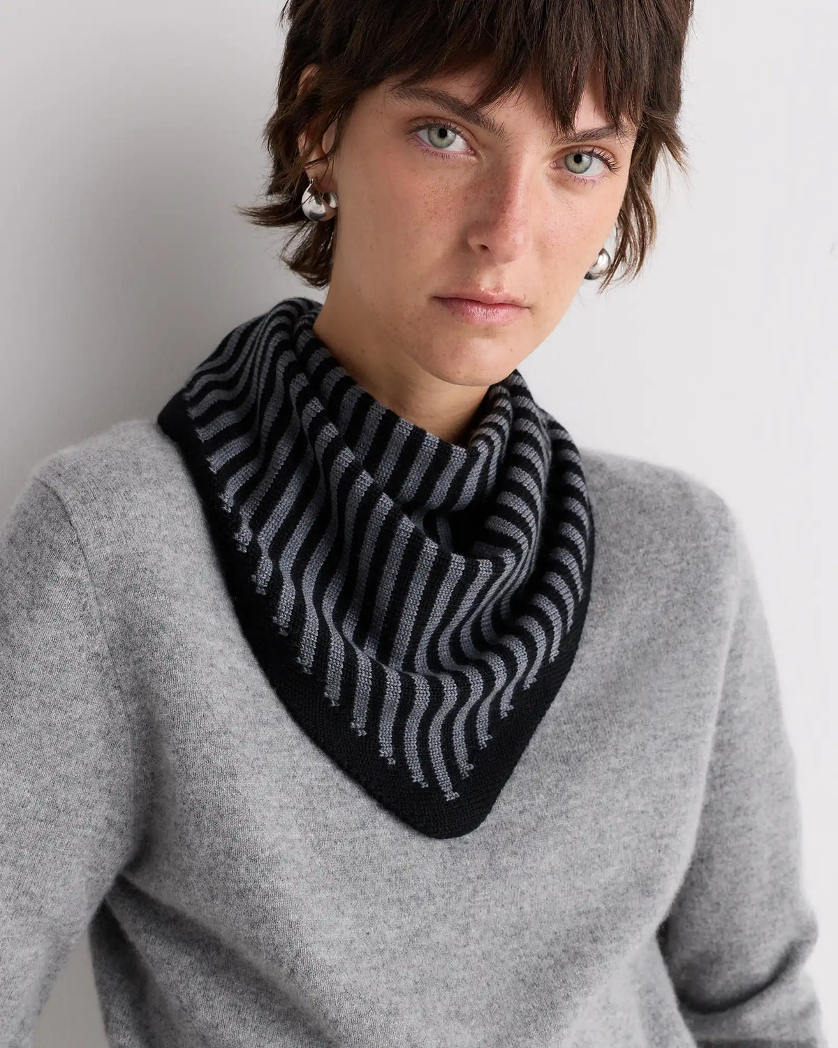 100% Merino Wool Triangle Scarf