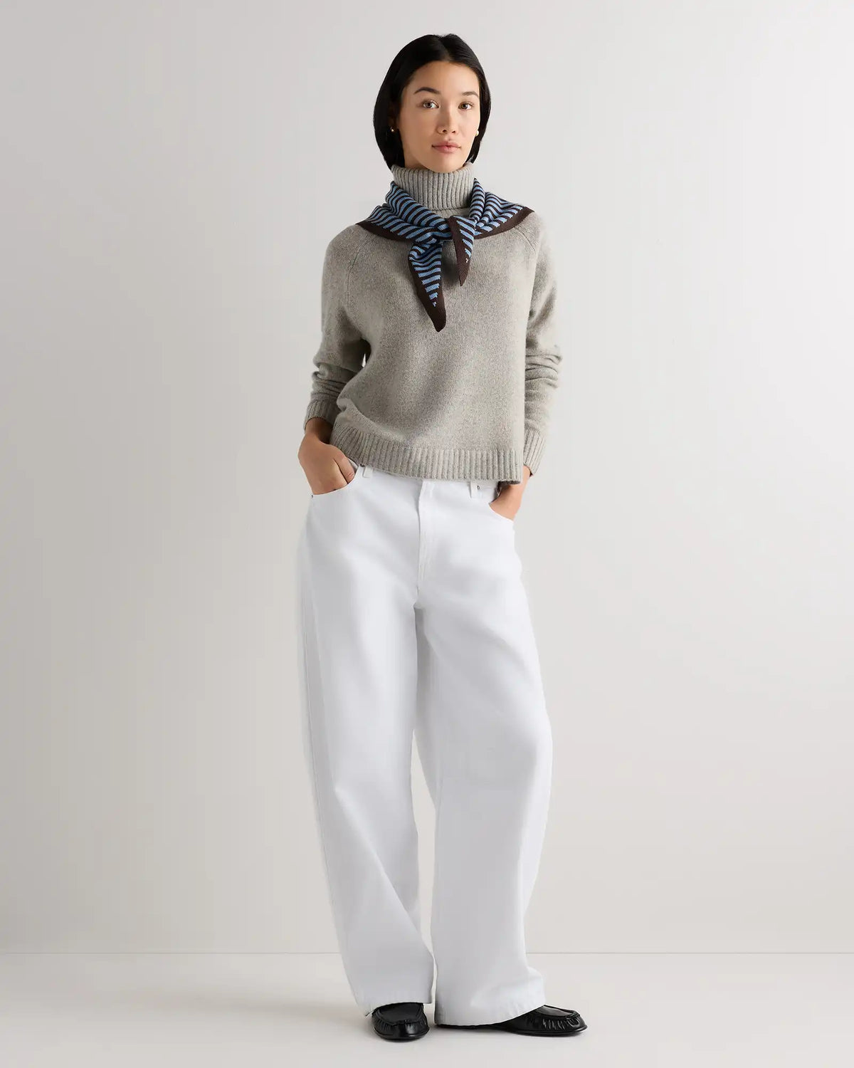 100% Merino Wool Triangle Scarf