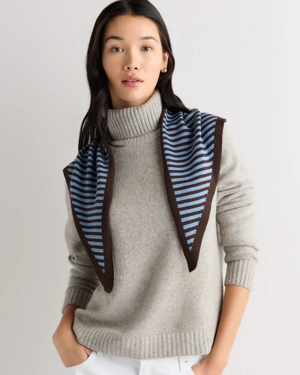 100% Merino Wool Triangle Scarf