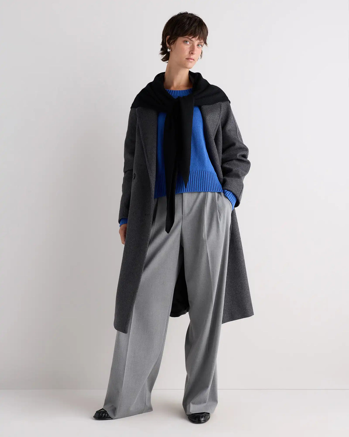 100% Merino Wool Large Triangle Scarf