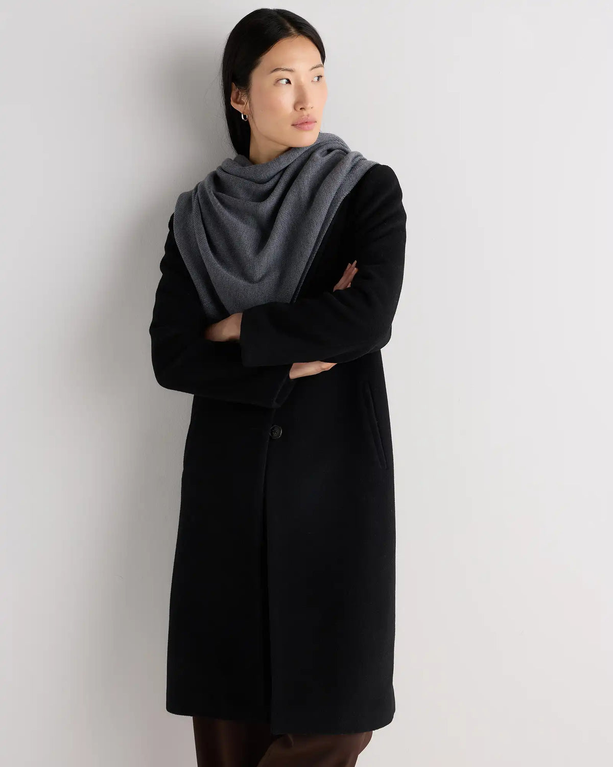 100% Merino Wool Large Triangle Scarf