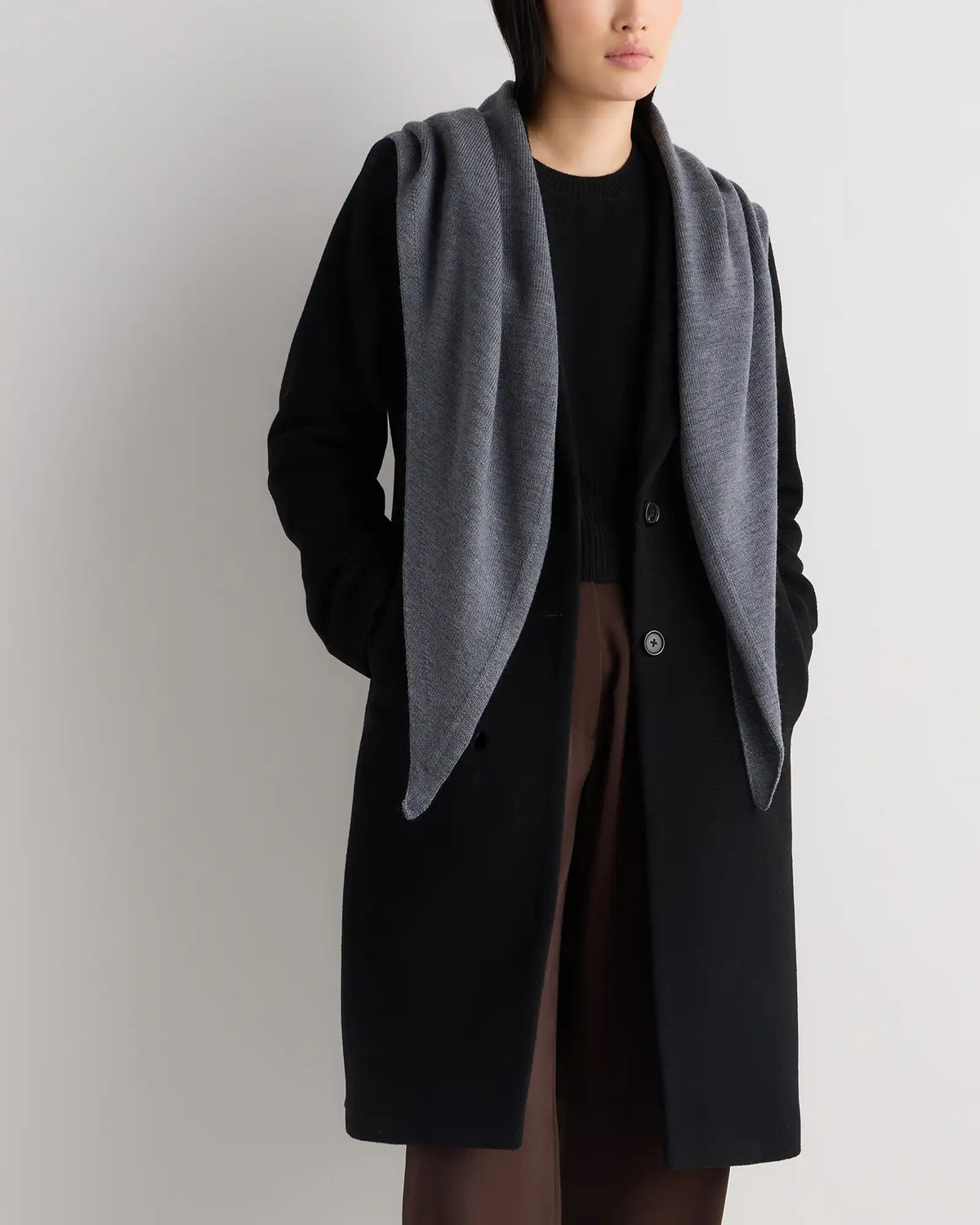 100% Merino Wool Large Triangle Scarf