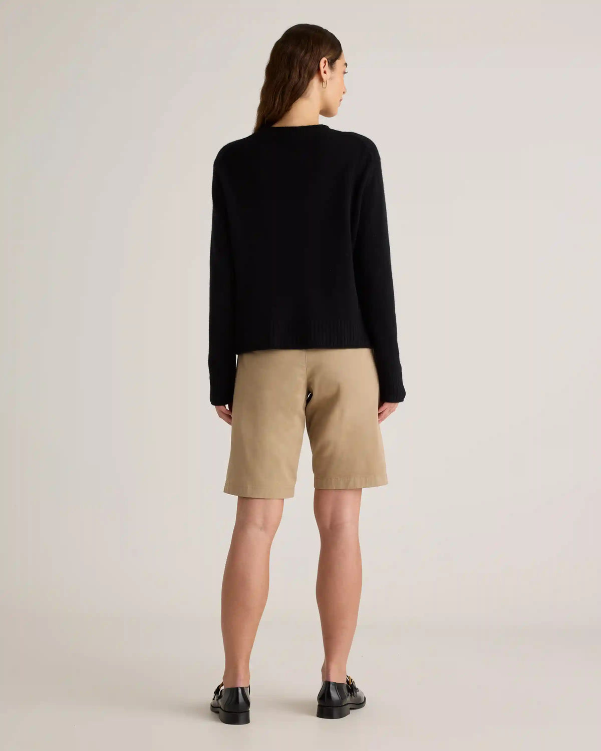 Organic Stretch Cotton Chino Bermuda Shorts