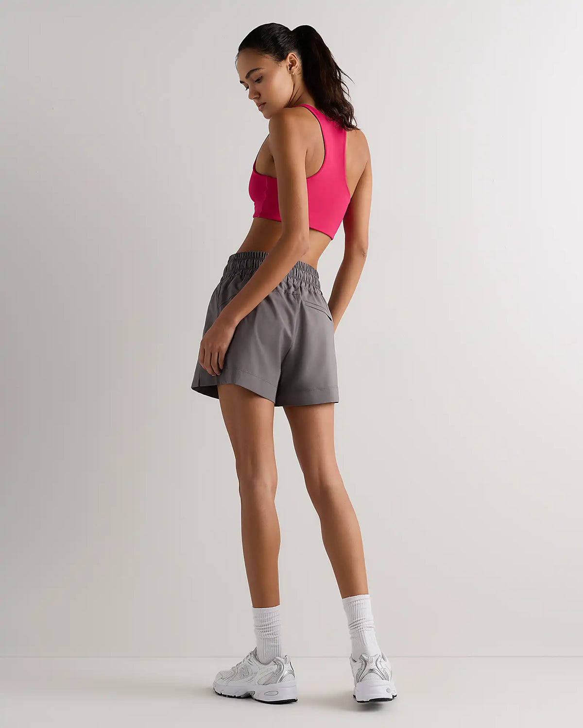 Micro Ripstop Mid-Rise Hike Shorts