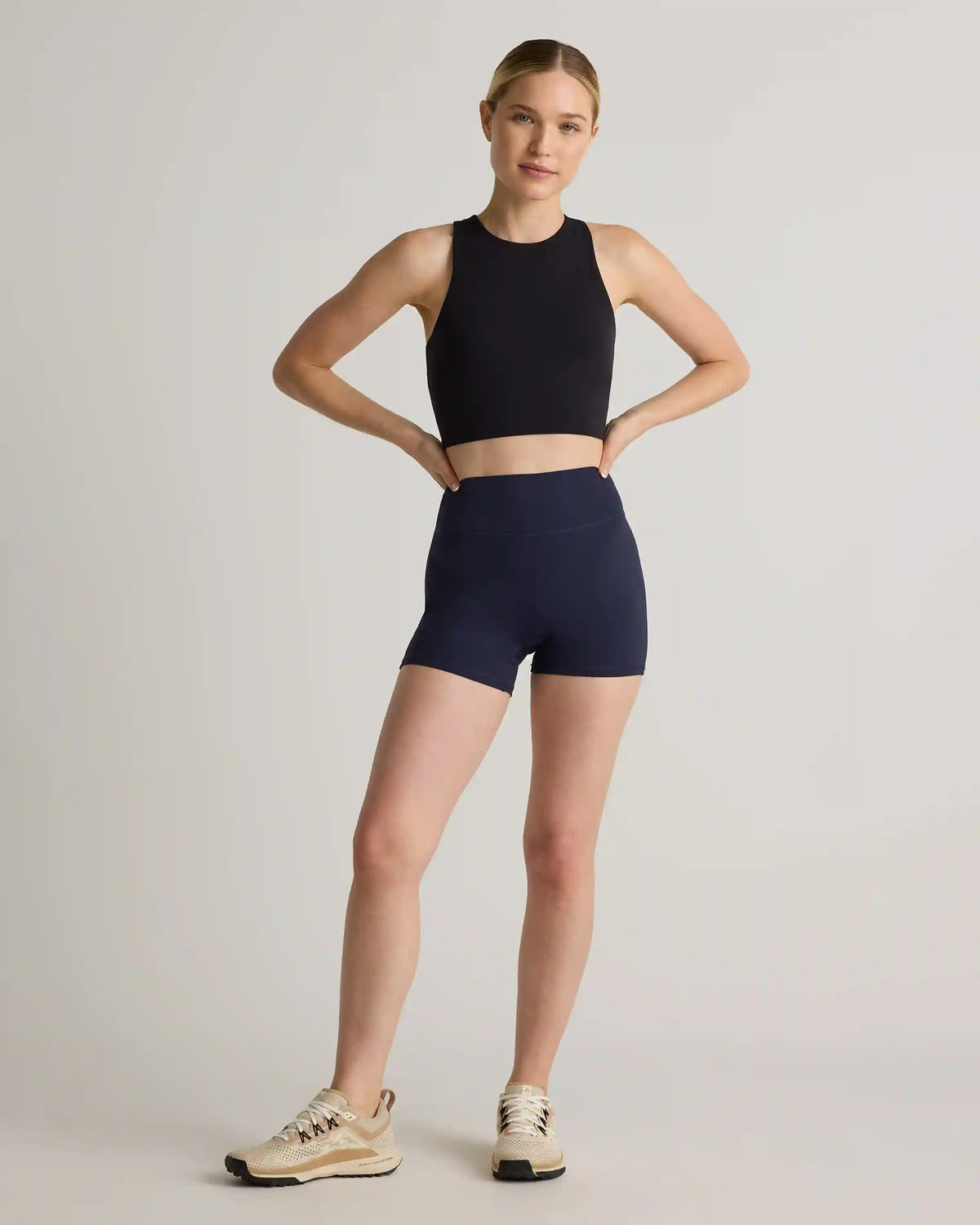 Ultra-Form High-Neck Cropped Tank