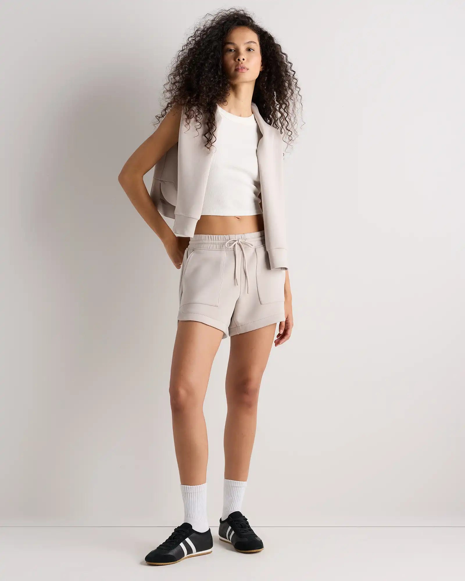 CloudComfort High-Rise Sweatshorts