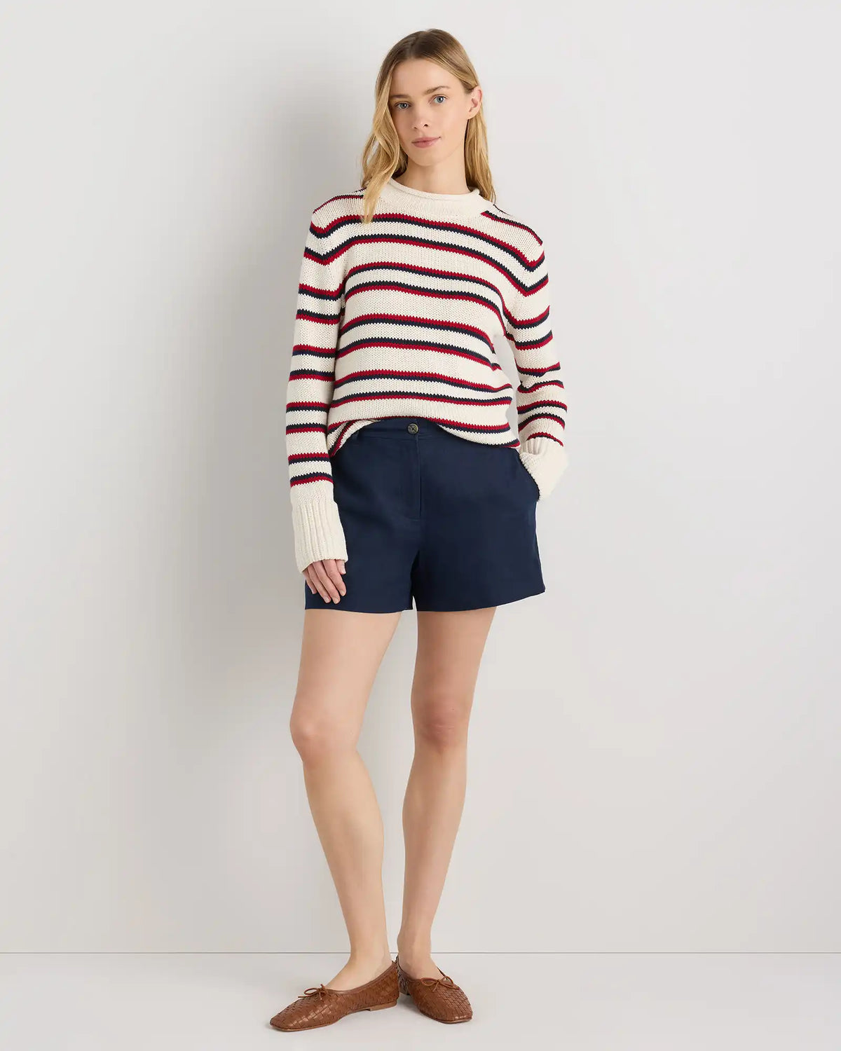 100% European Linen Trouser Shorts