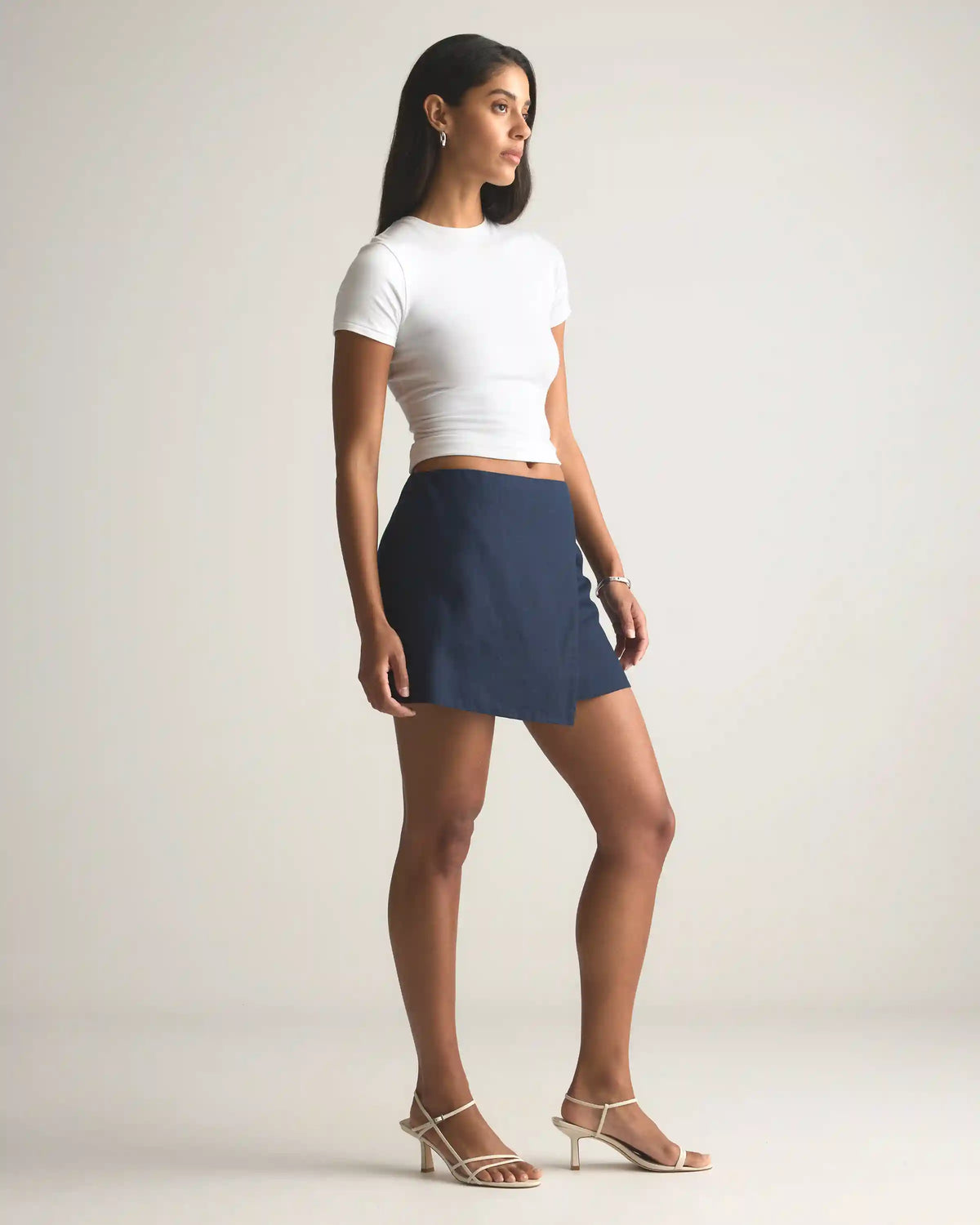 100% European Linen Skort