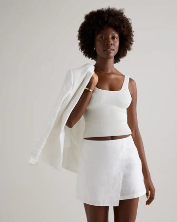 100% European Linen Skort
