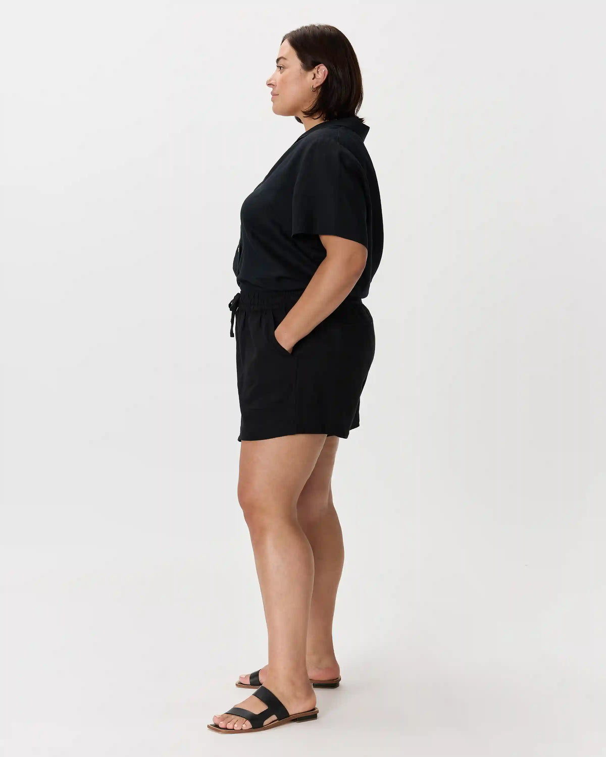 100% European Linen Shorts