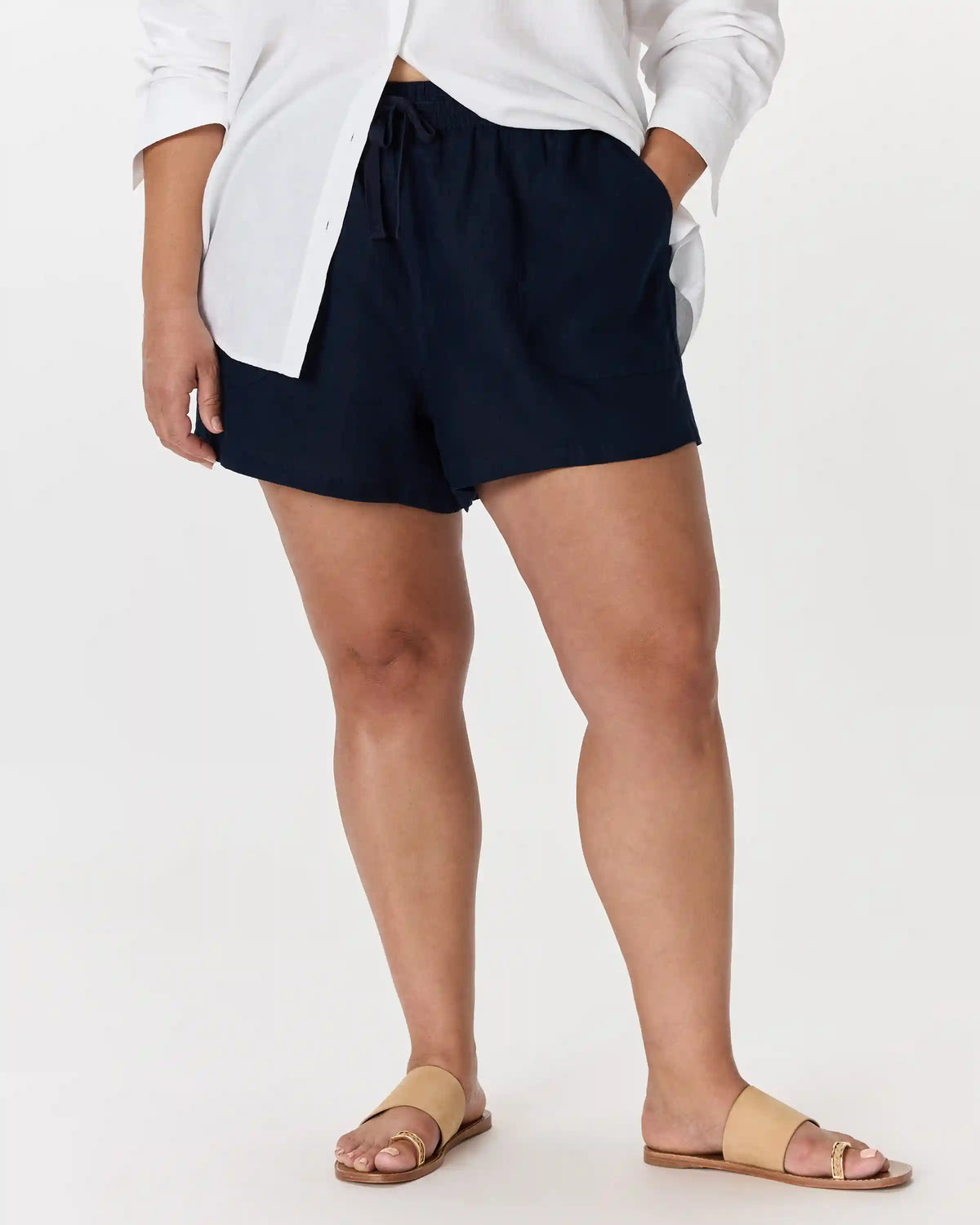 100% European Linen Shorts