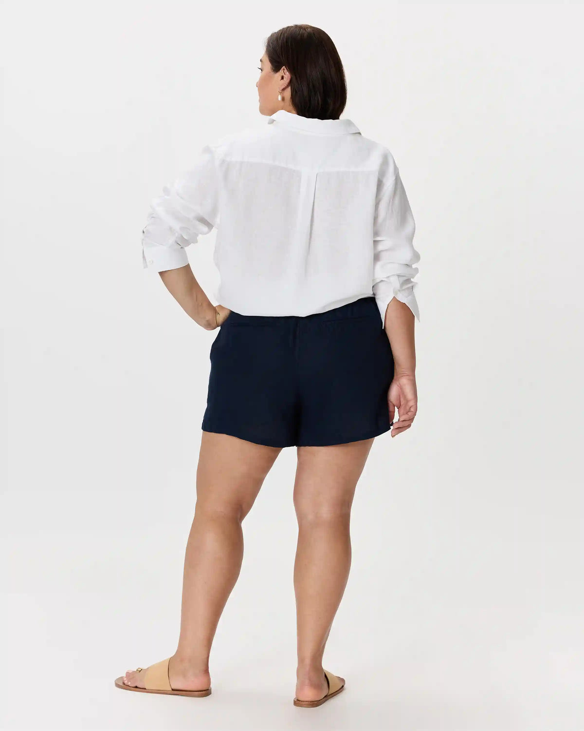 100% European Linen Shorts