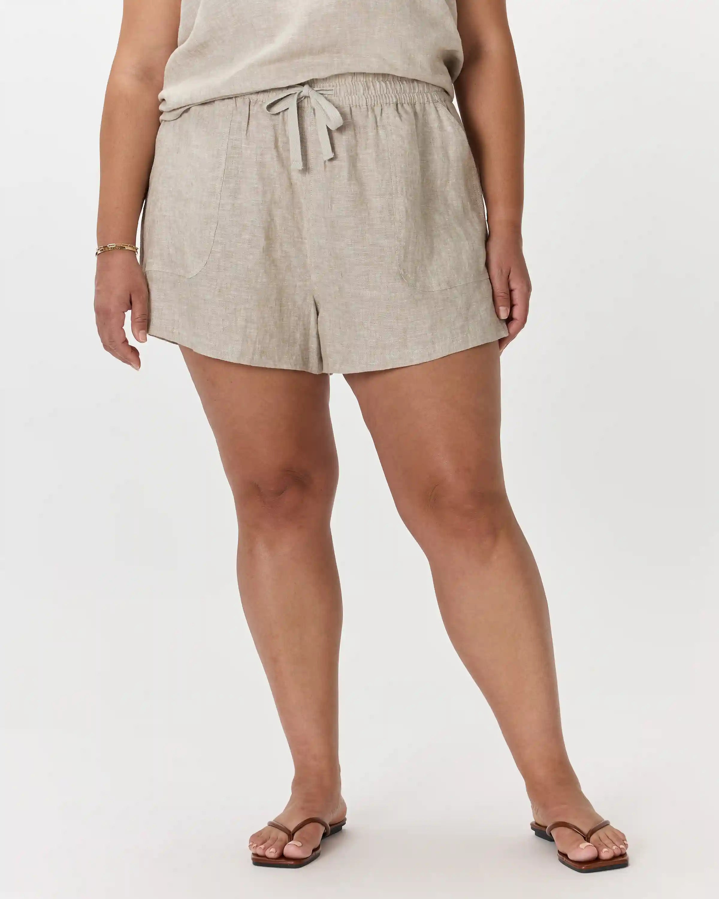 100% European Linen Shorts