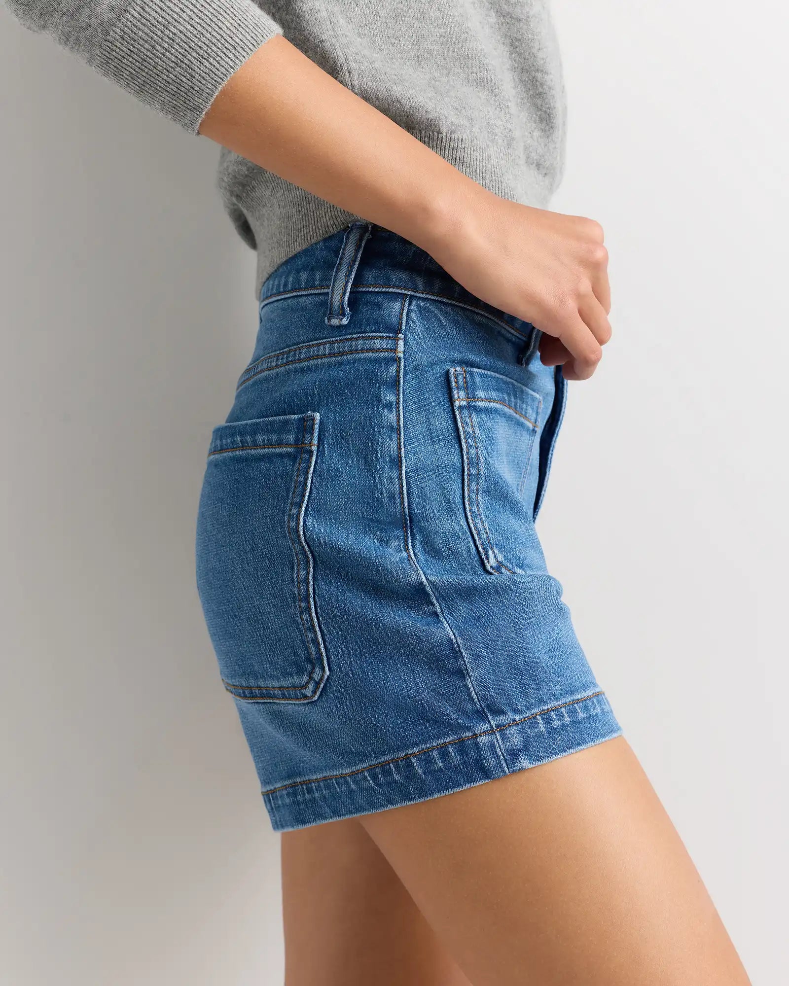 Bella Stretch Patch Pocket Shorts