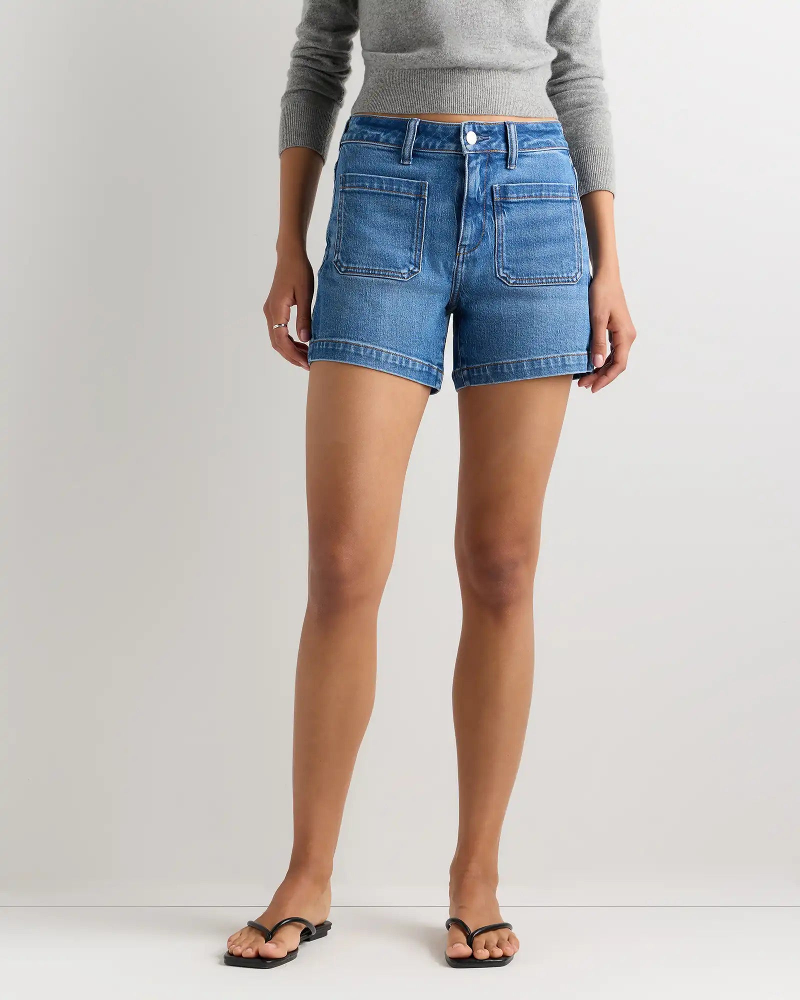 Bella Stretch Patch Pocket Shorts