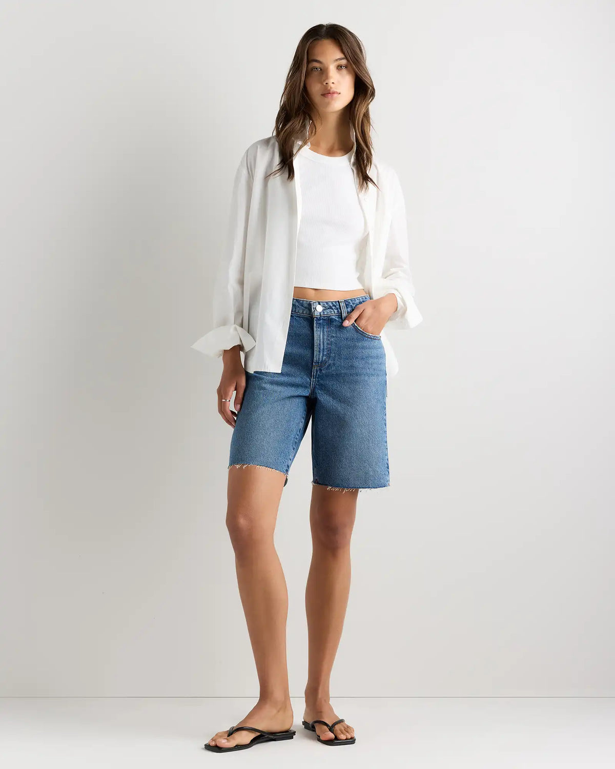 Maya Rigid Bermuda Shorts
