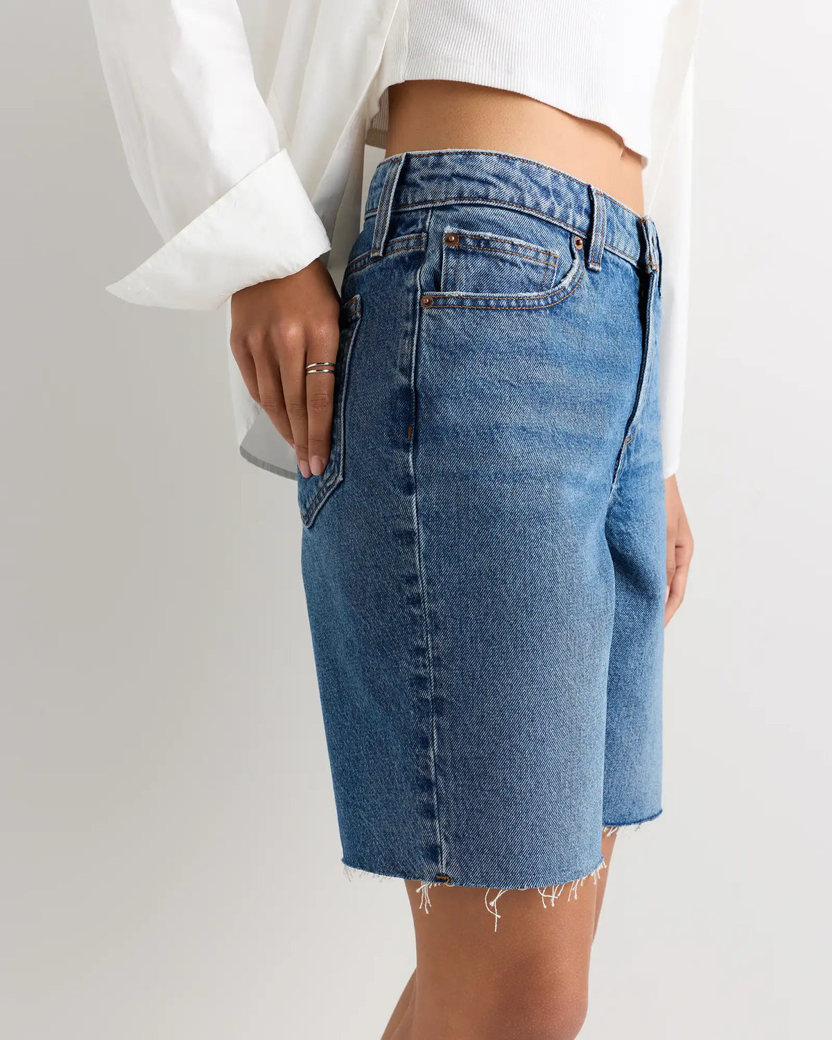 Maya Rigid Bermuda Shorts