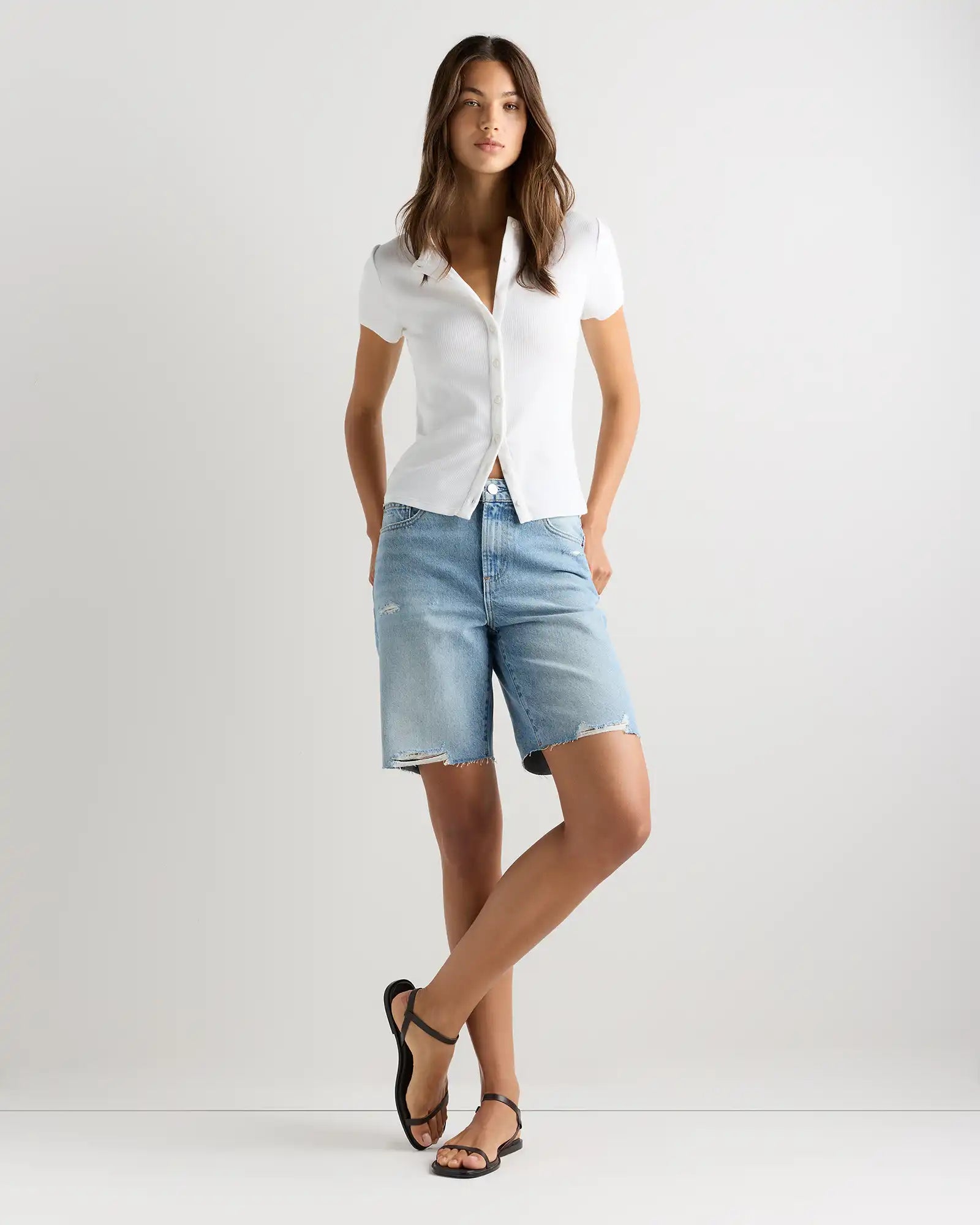 Maya Rigid Bermuda Shorts