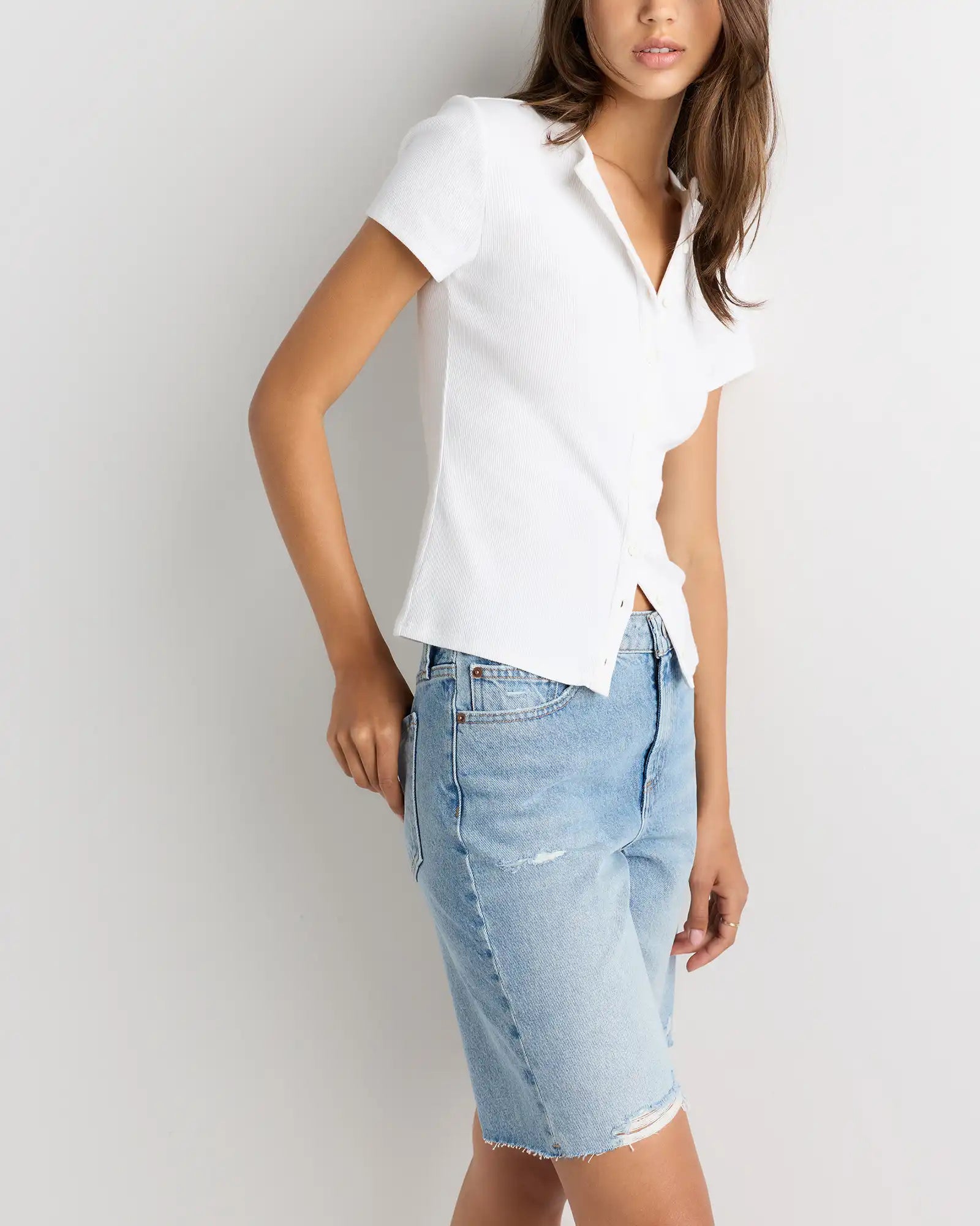 Maya Rigid Bermuda Shorts