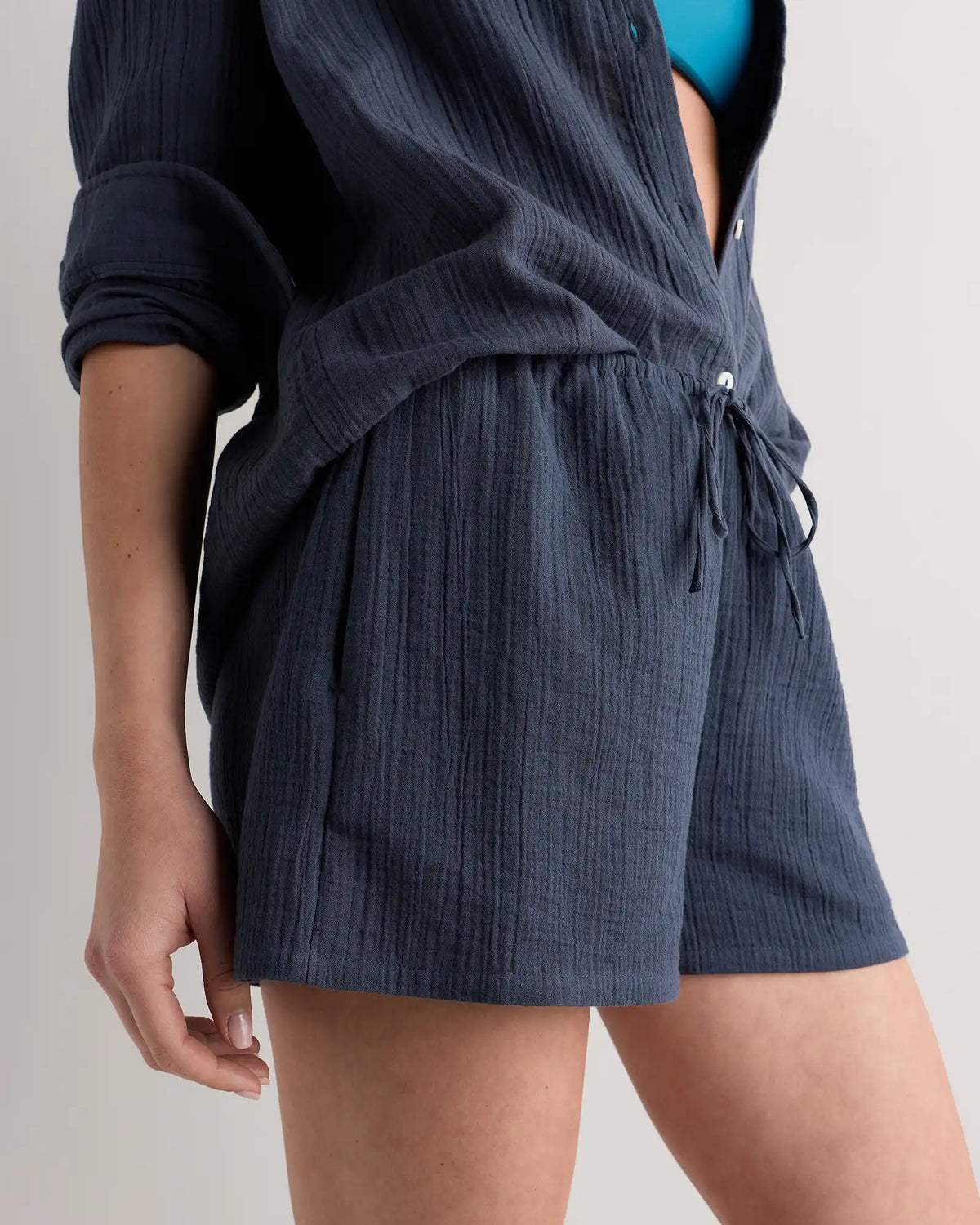 100% Organic Cotton Gauze Shorts