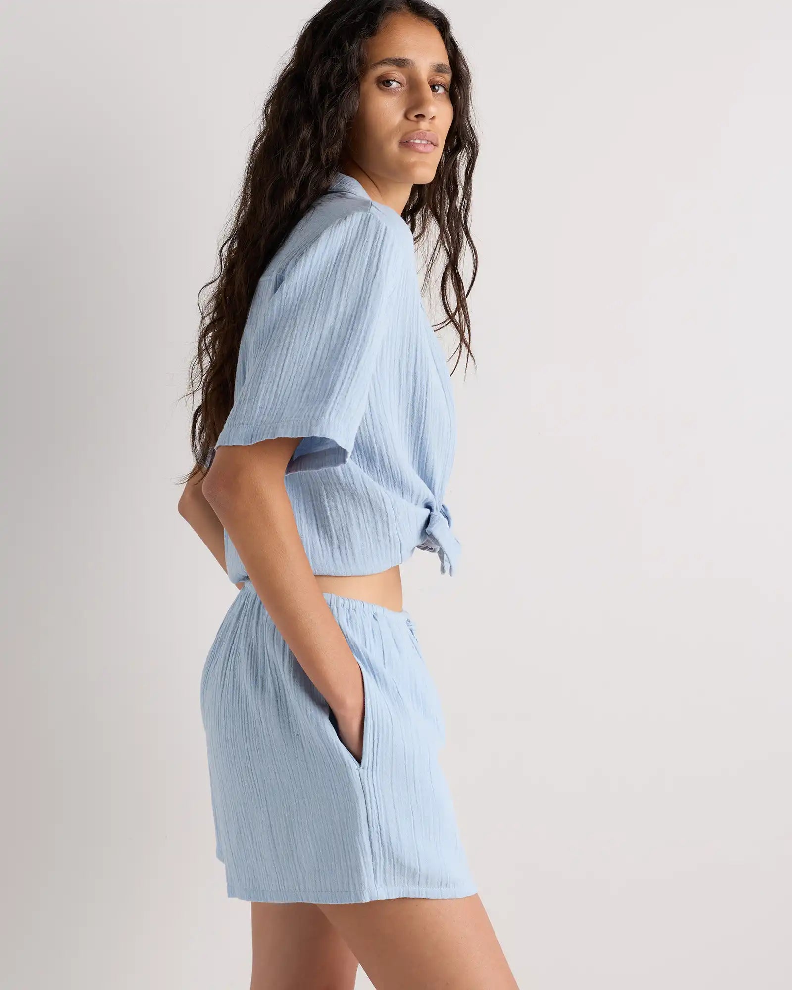 100% Organic Cotton Gauze Shorts