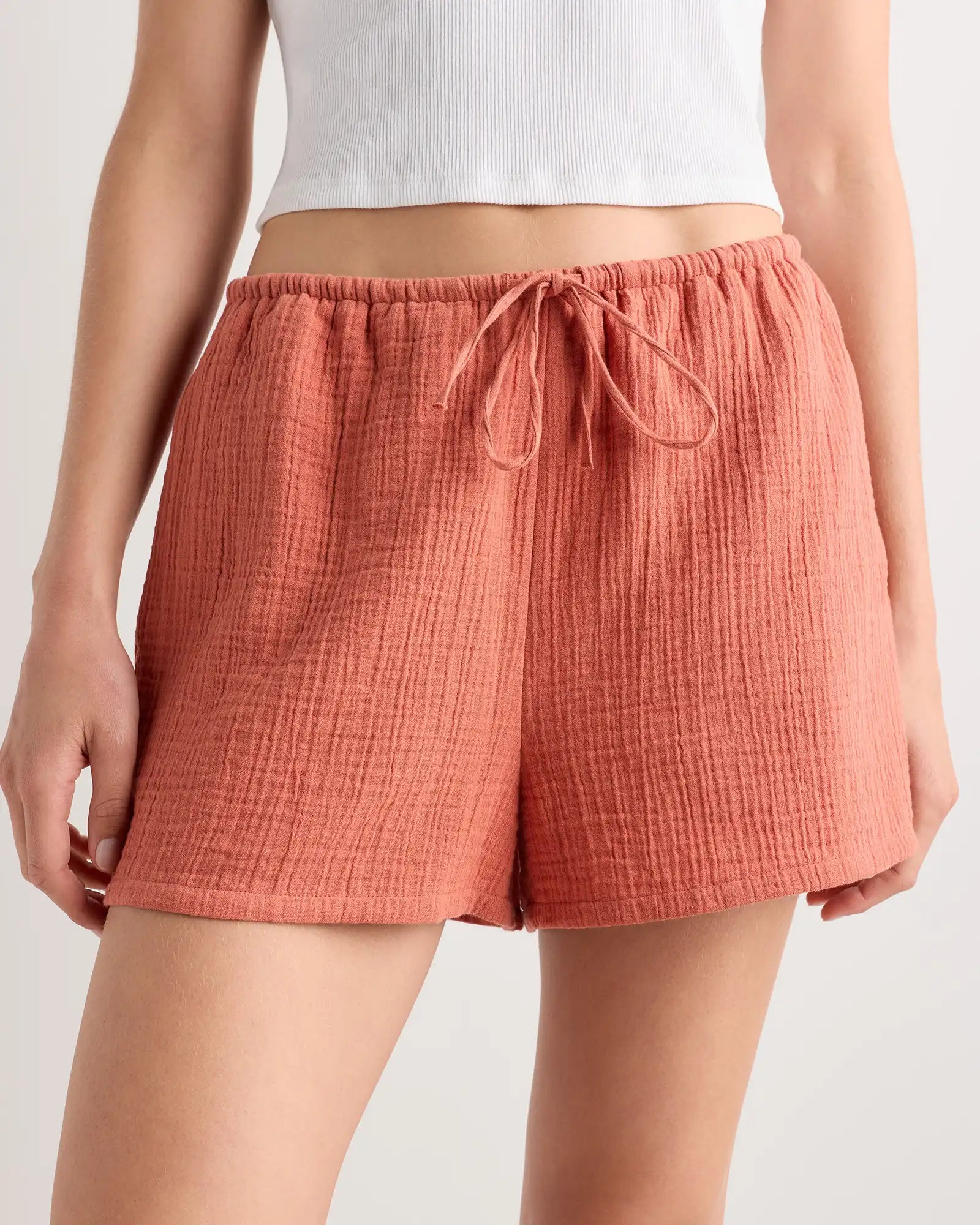 100% Organic Cotton Gauze Shorts