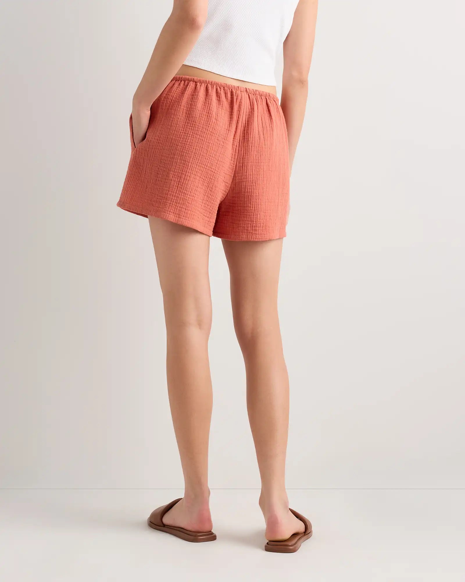 100% Organic Cotton Gauze Shorts